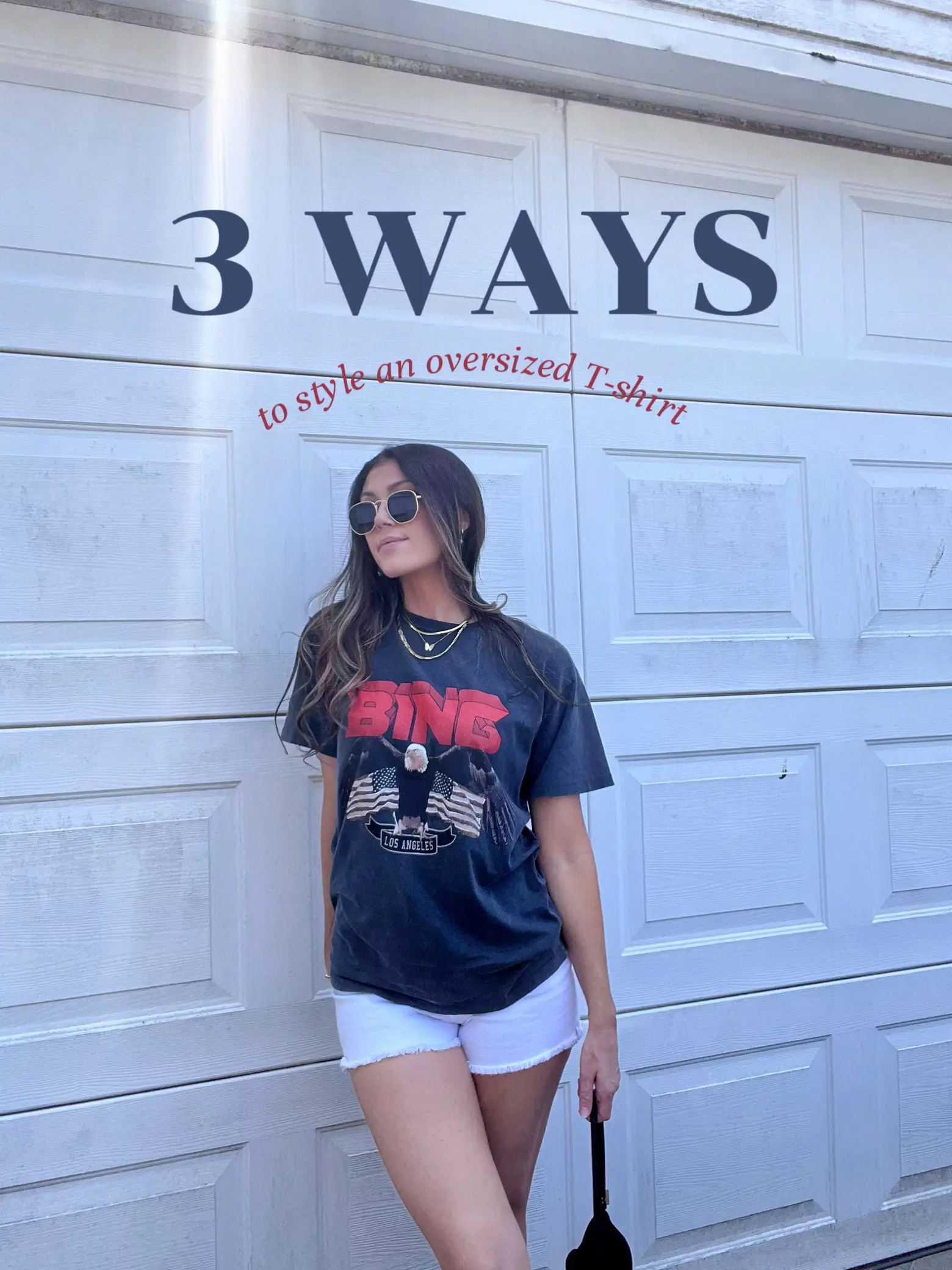 7 WAYS TO TUCK IN YOUR OVERSIZED TOPS  styling thrifted oversized tees,  sweaters, & sweatshirts 