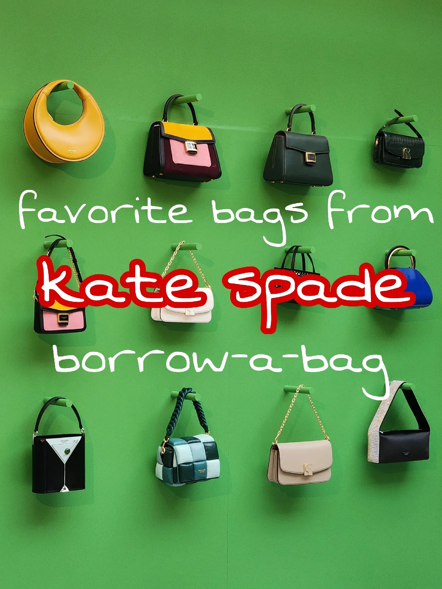 favorite bags from Kate Spade borrow-a-bag in NYC⭐ | Gallery