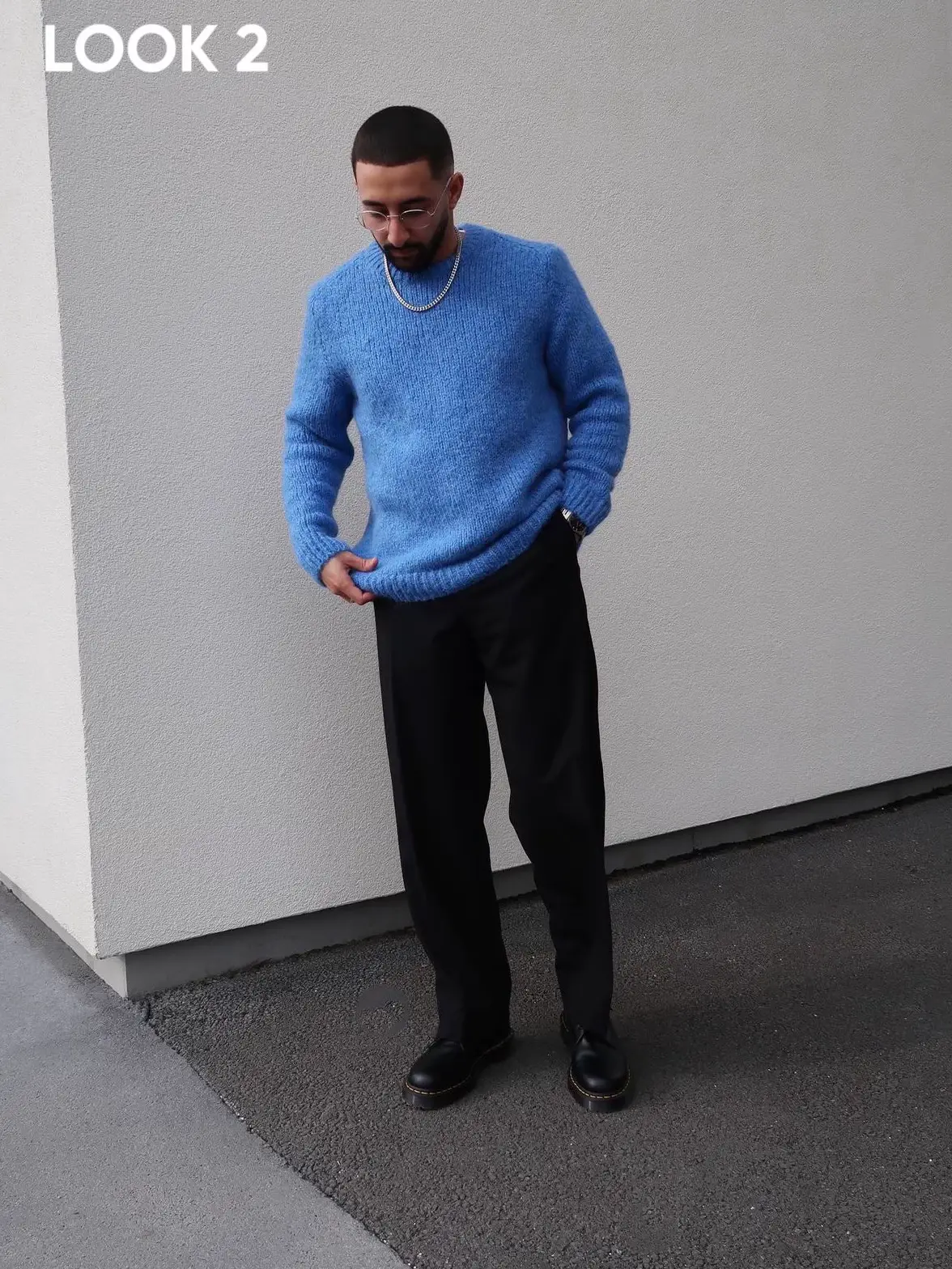 21 Men Outfits With Cobalt Blue Pants To Repeat  Blue jeans outfit men, Blue  pants men, Blue pants outfit