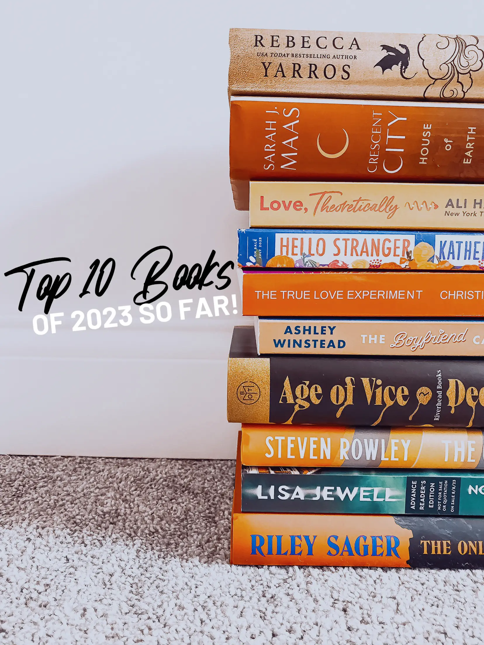 Top 10 Books of 2023 (so far!) แกลเลอรีที่โพสต์โดย Megan 📚 Lemon8