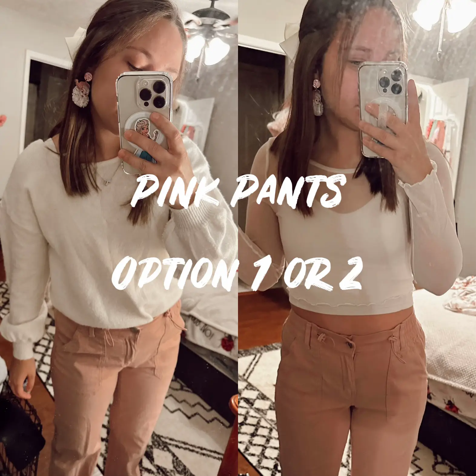 Light Pink Pants Outfit