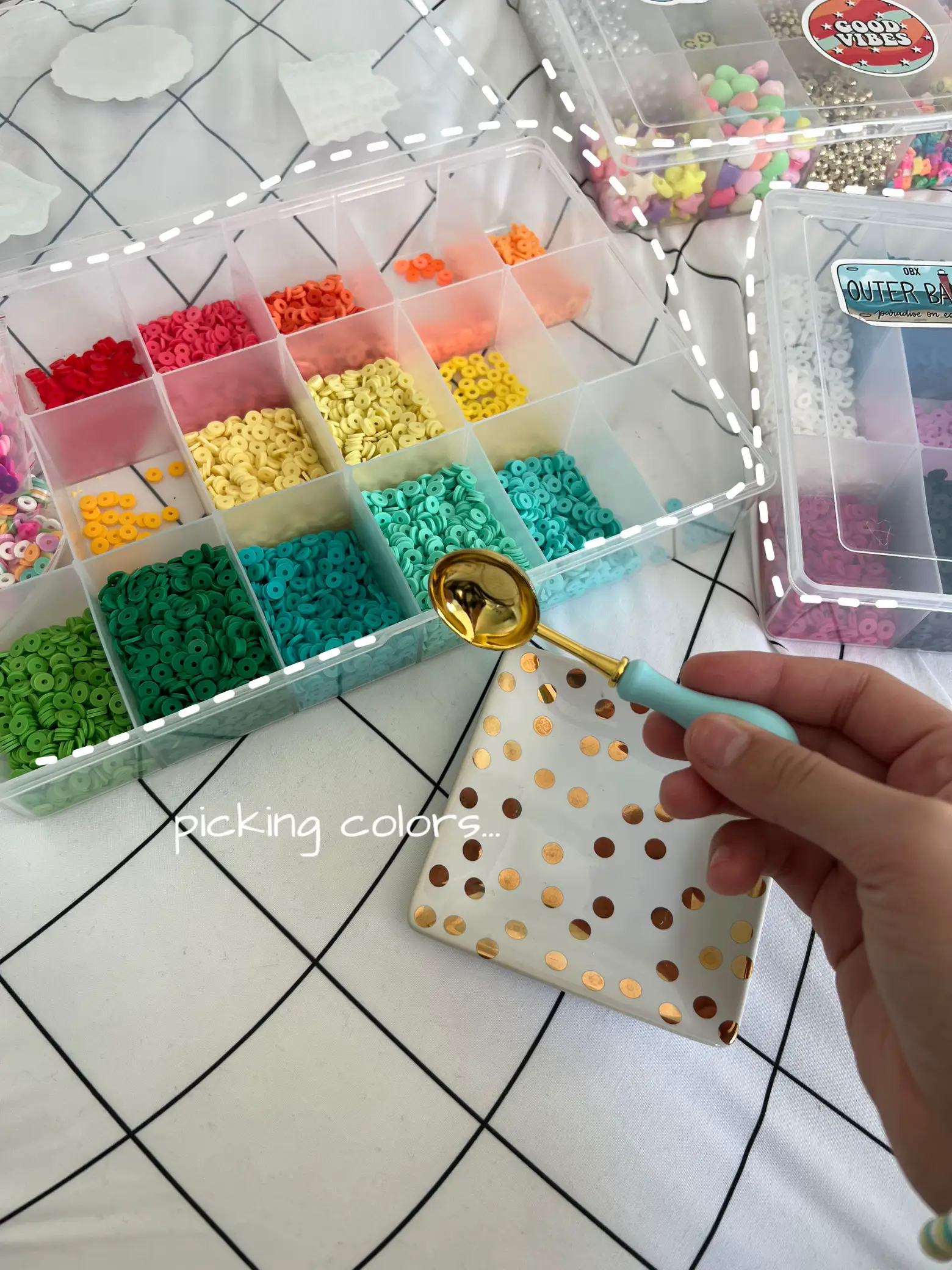 Random Color Acrylic Cross Beads Creative Colorful Spacer - Temu