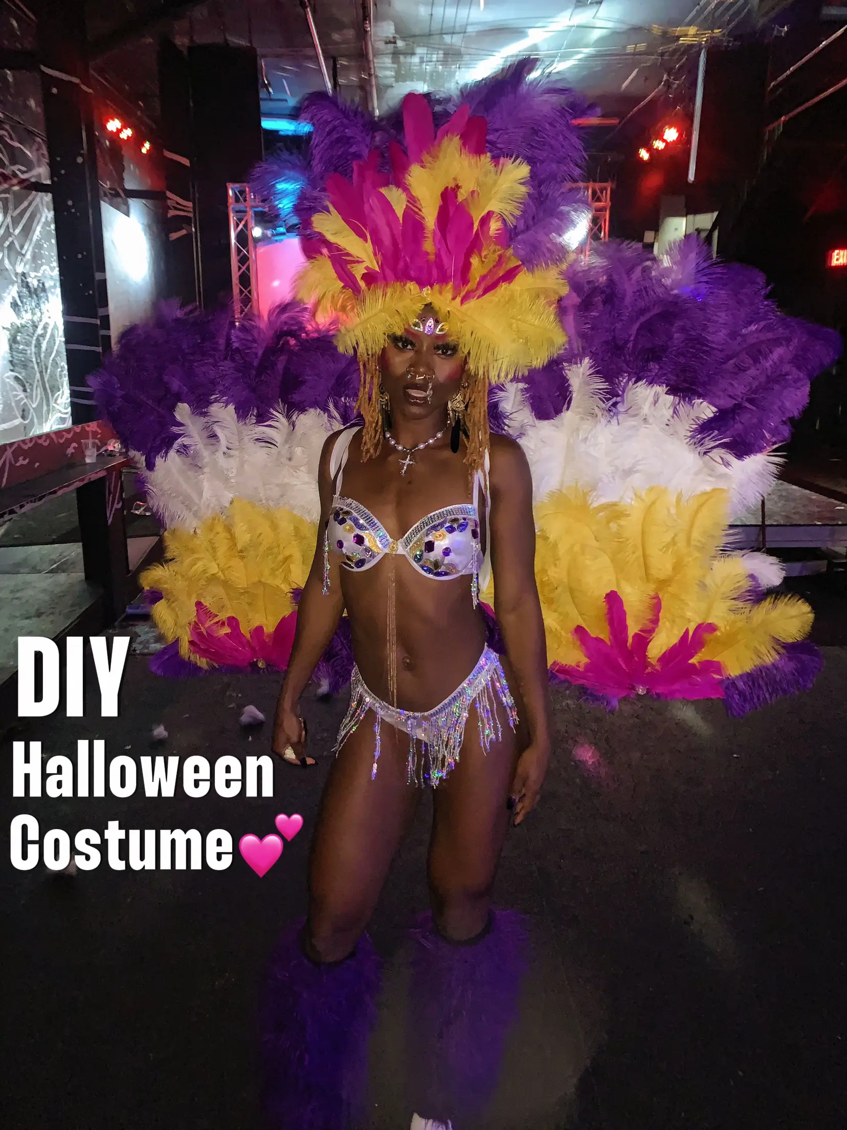 DIY Caribana EDC Festival Bra  How to Carnival or Halloween Costume 