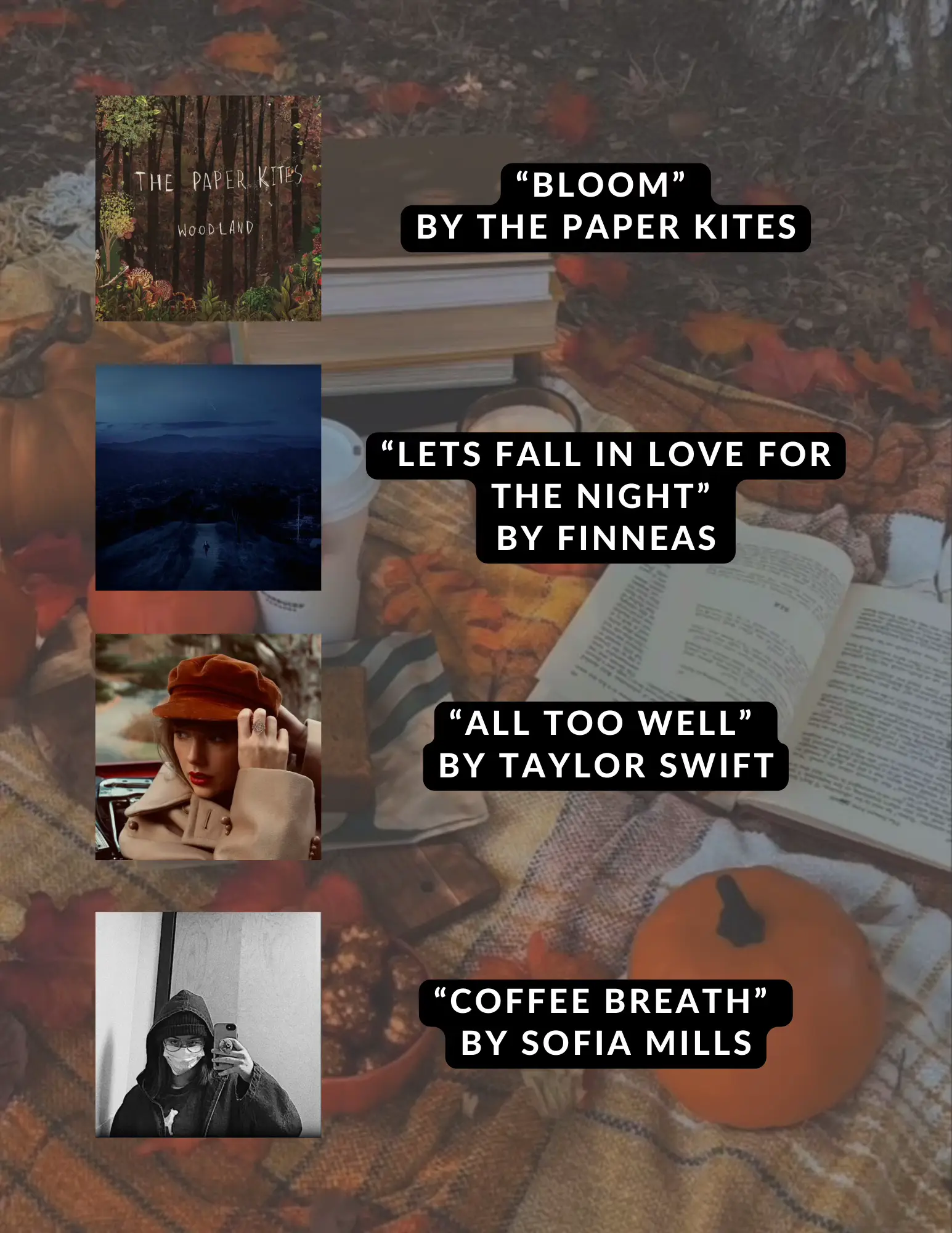 Best Fall Songs for Playlist Inspo Lemon8 Search 