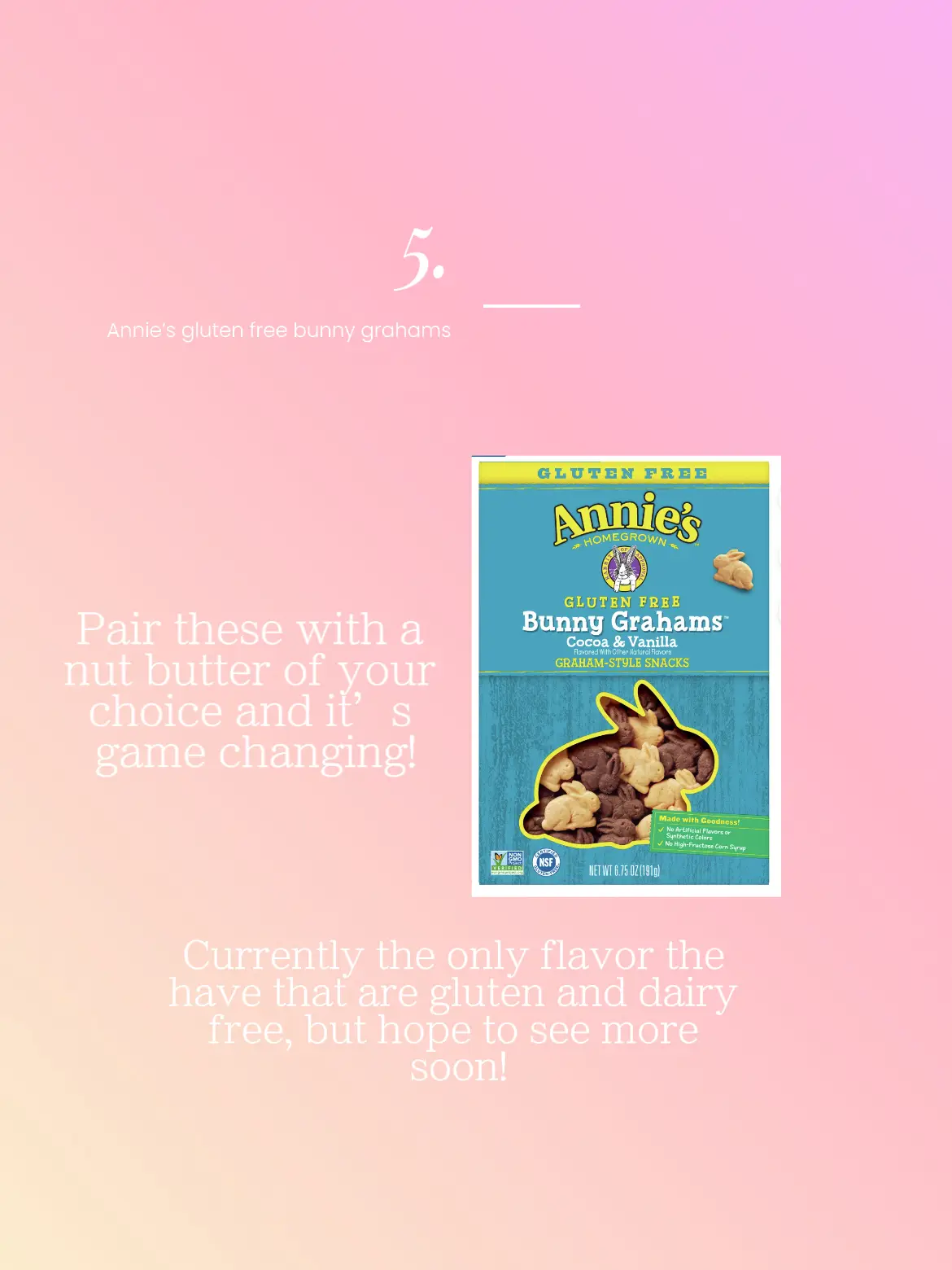 Save on Annie's Homegrown Bunny Grahams Cocoa & Vanilla Gluten