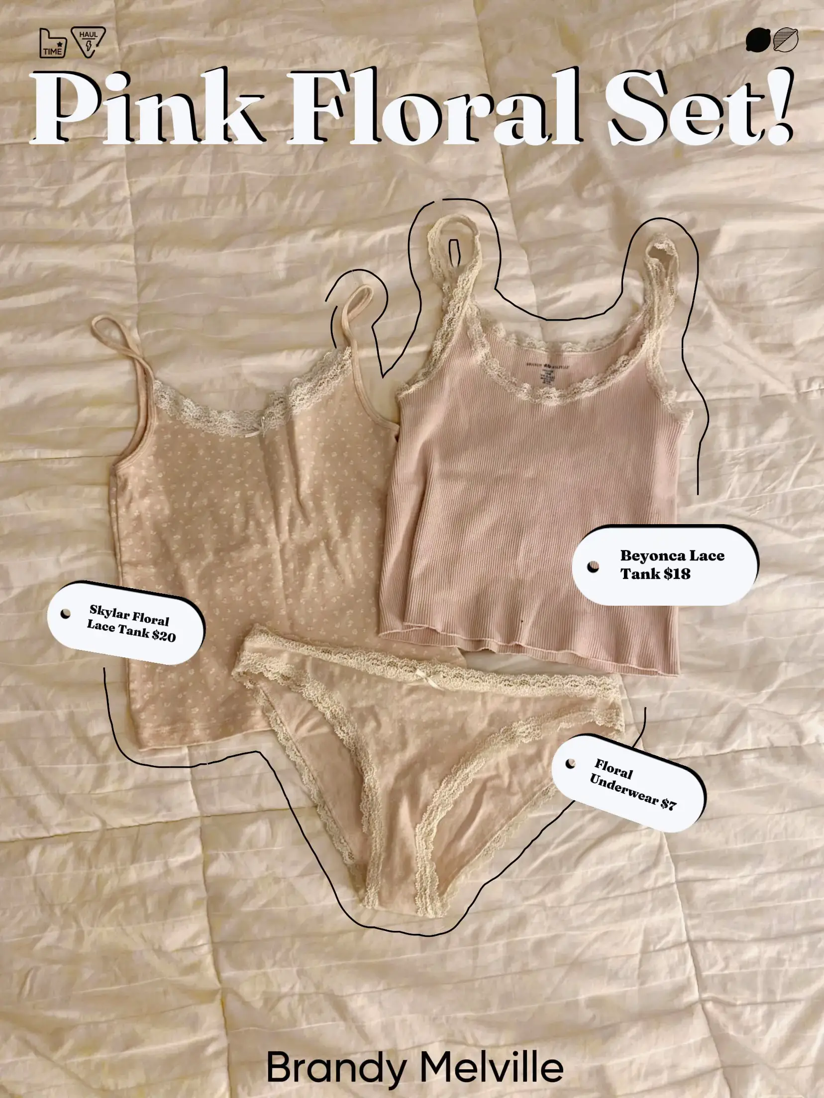 Floral Underwear – Brandy Melville