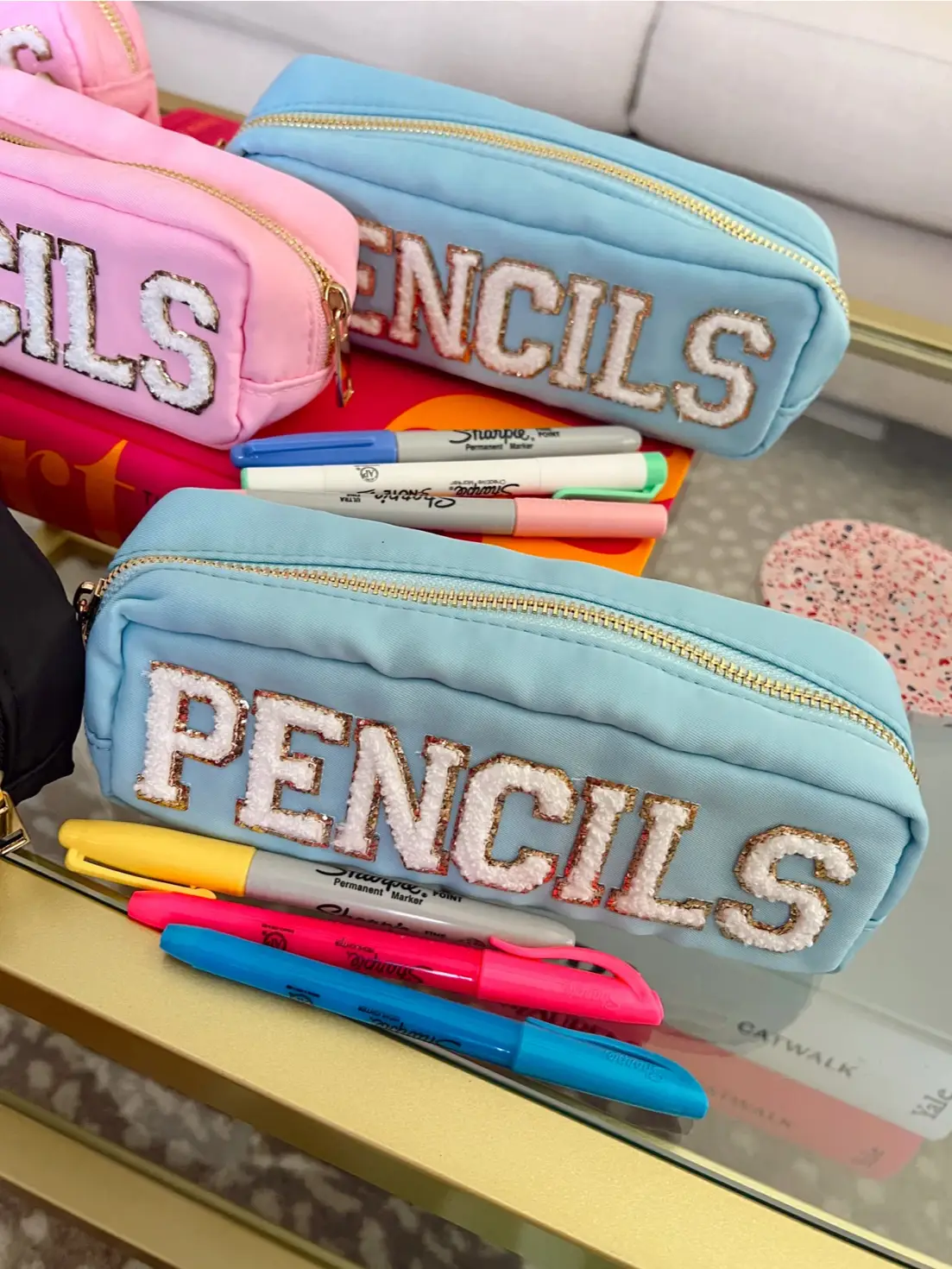 Zipper Pencil Pouch Pencil Bags Bulk Zipper Pencil Pouch - Temu