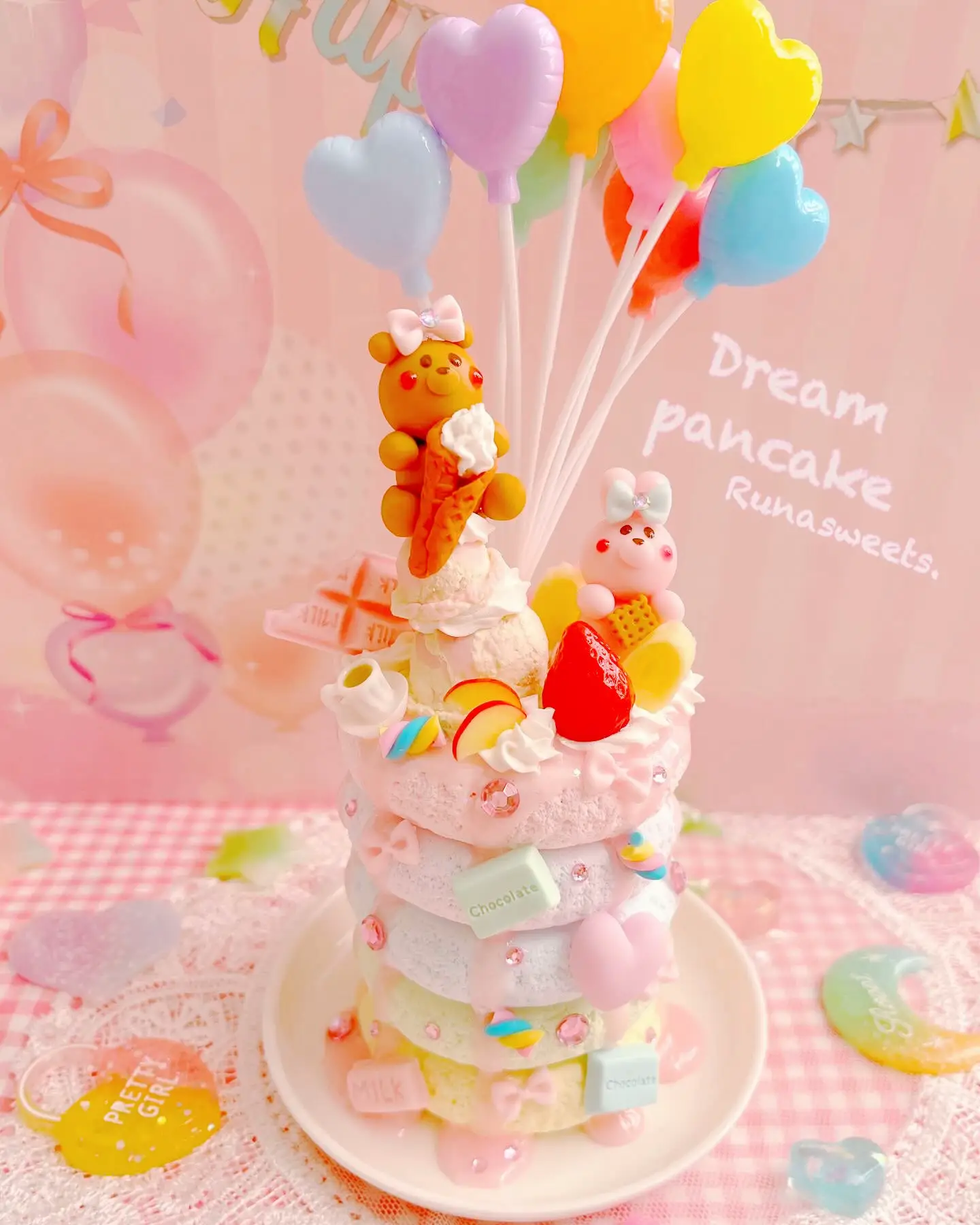 ゆめかわパンケーキ♡ぶたさん ゆめかわパンケーキ♡ぶたさん