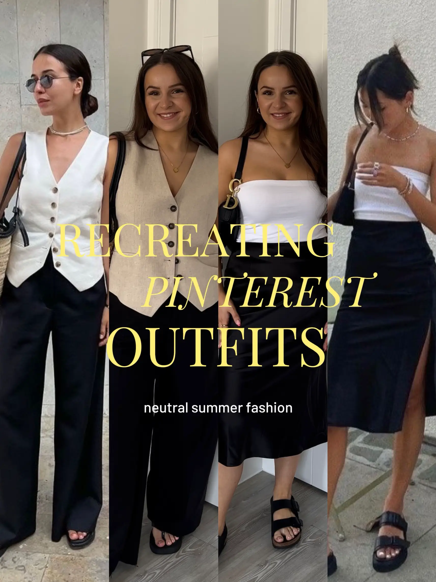 Wardrobe Wednesday: Recreating Pinterest Outfits (Classy Neutral
