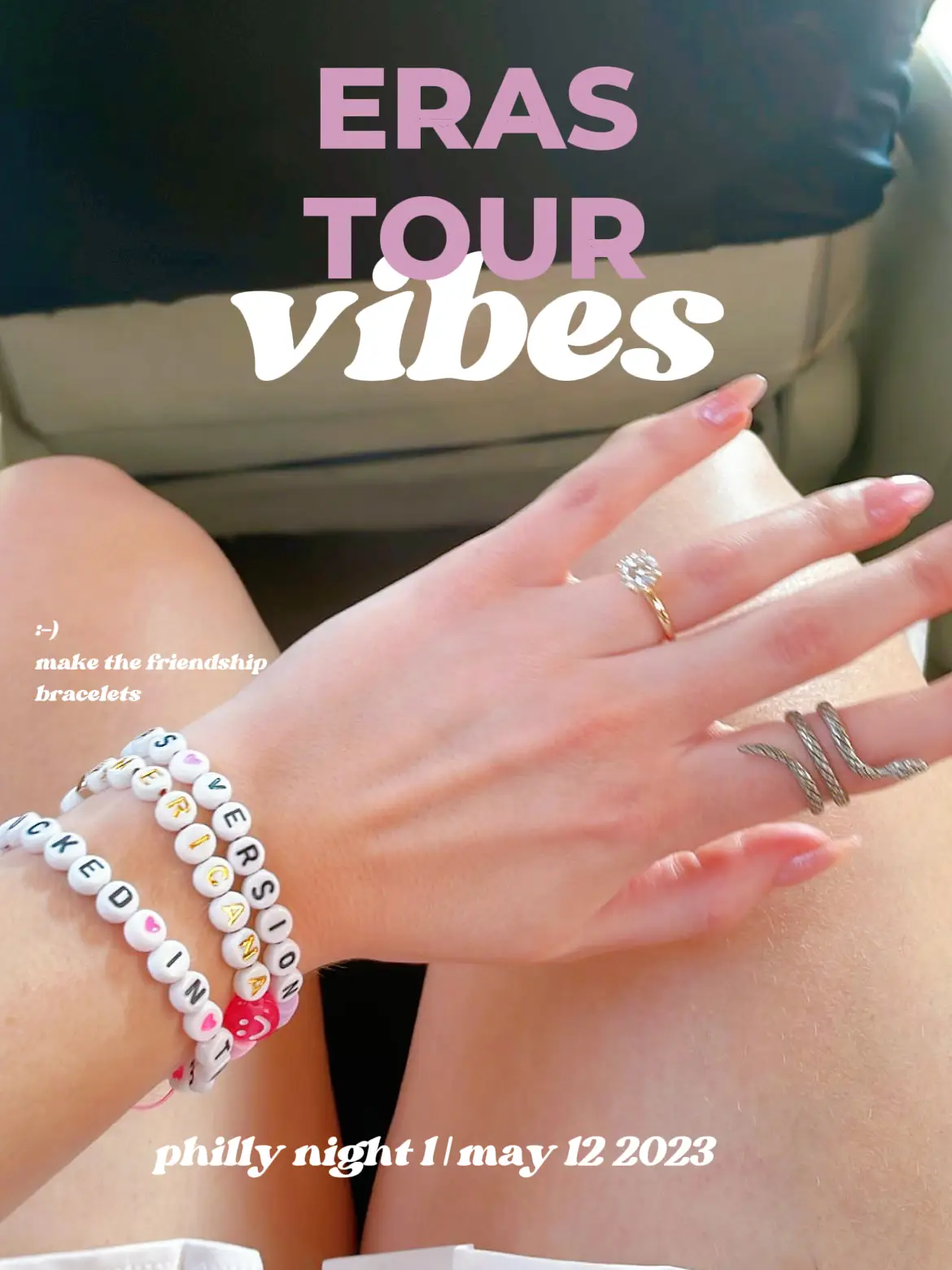 Surprise Song Bracelets Eras Tour Friendship Bracelets Taylor Swift Custom  Eras Tour Surprise Song Friendship Bracelets 