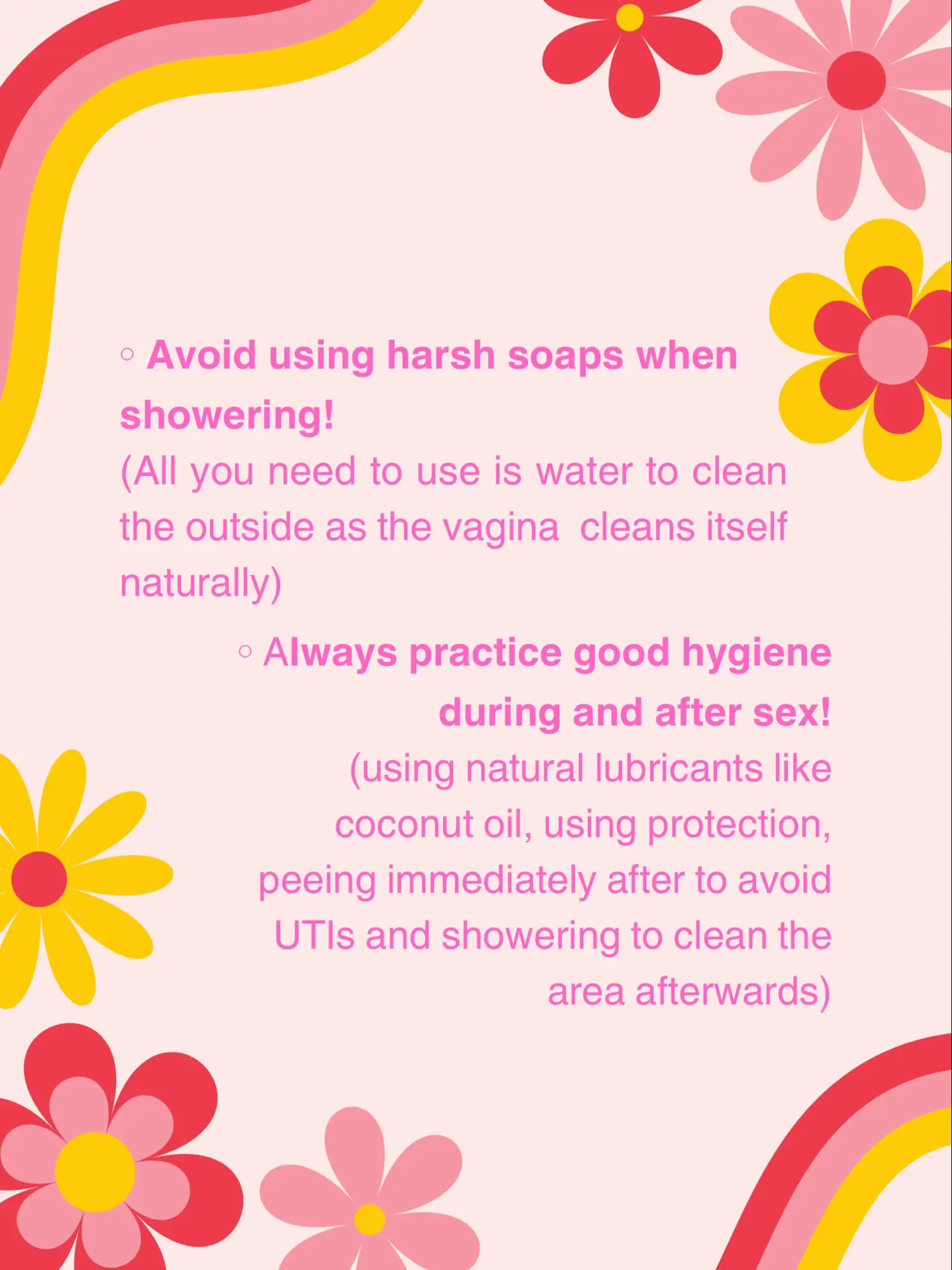 TIPS and ADVICE for VAGINAL HEALTH✨🌹 | Gallery posted by Sarah Bispy |  Lemon8