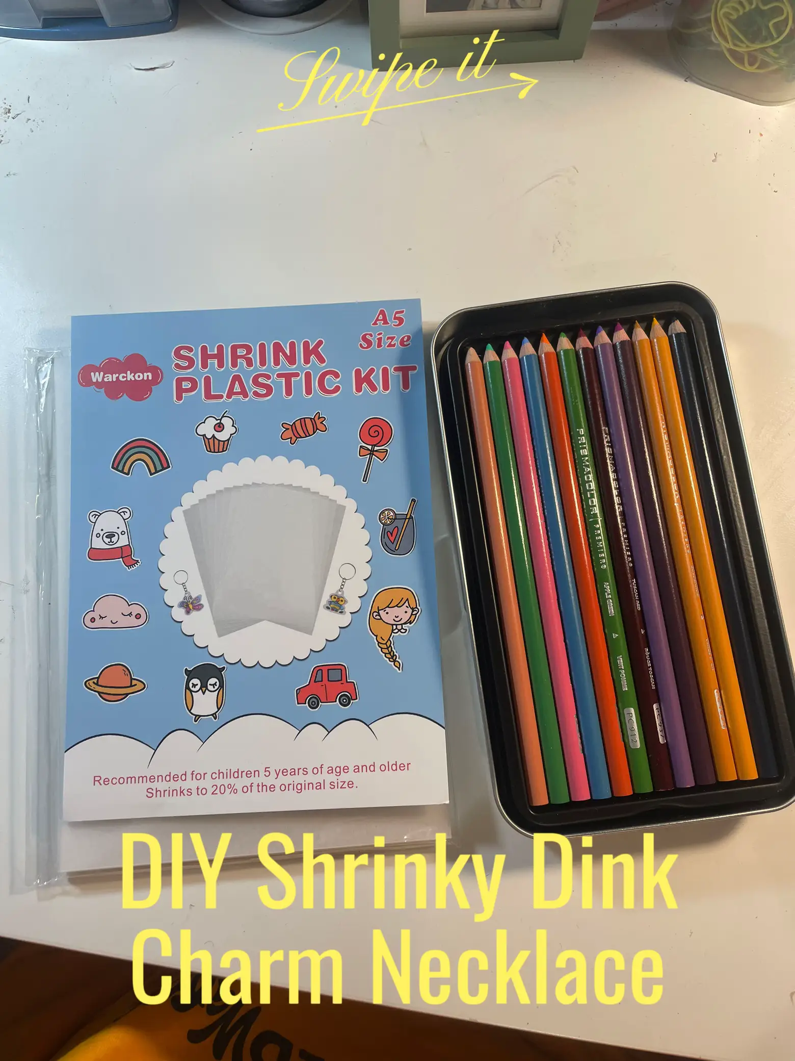 DIY Shrinky Dink Charm Necklace, Gallery posted by marni