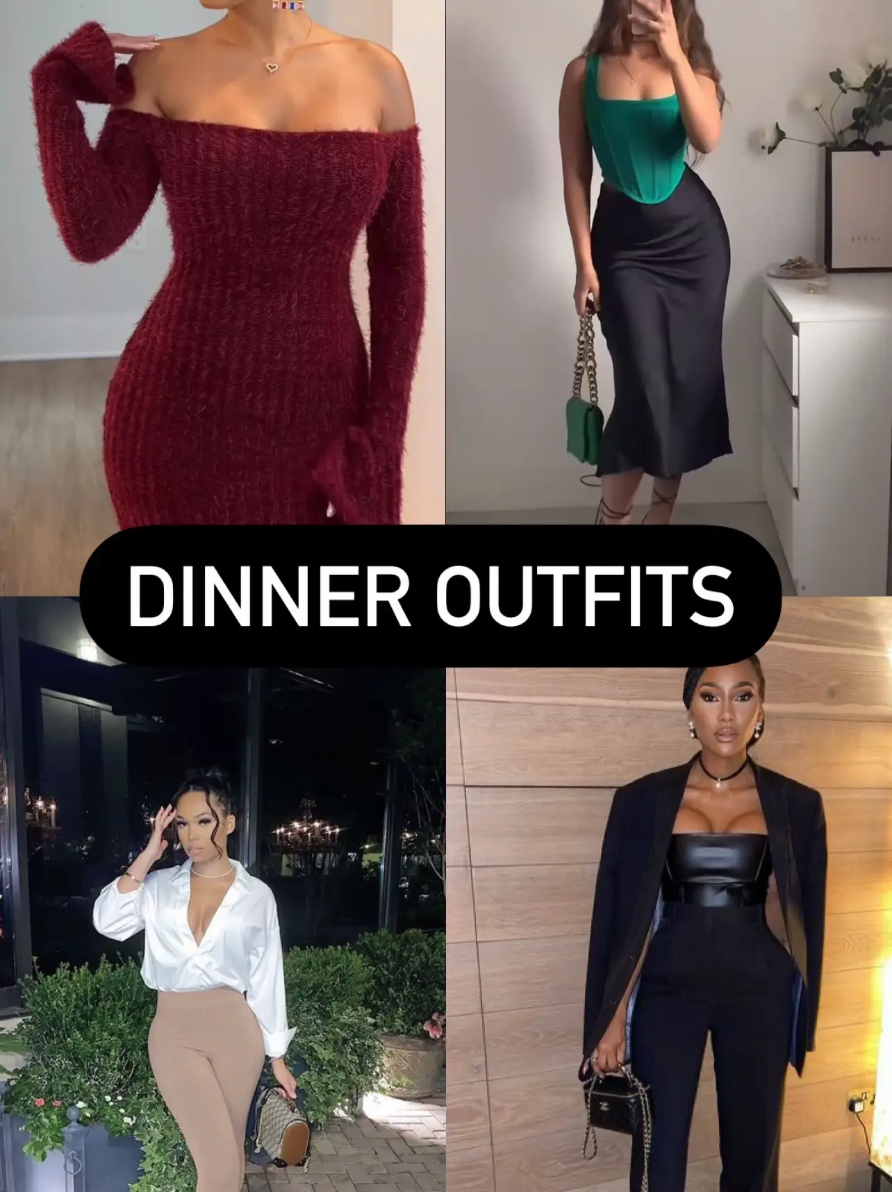 FESTIVE*  HOLIDAY OUTFIT IDEAS  midsize approved size 12 holiday  party looks #fashion 