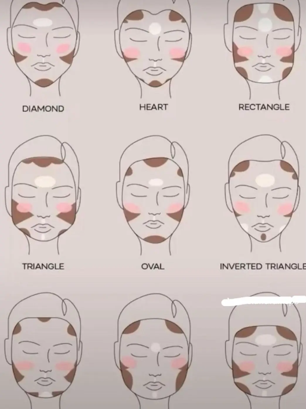 inverted triangle face shape makeup 💌💌 lmk what yall think 😉🫶🏽 #c
