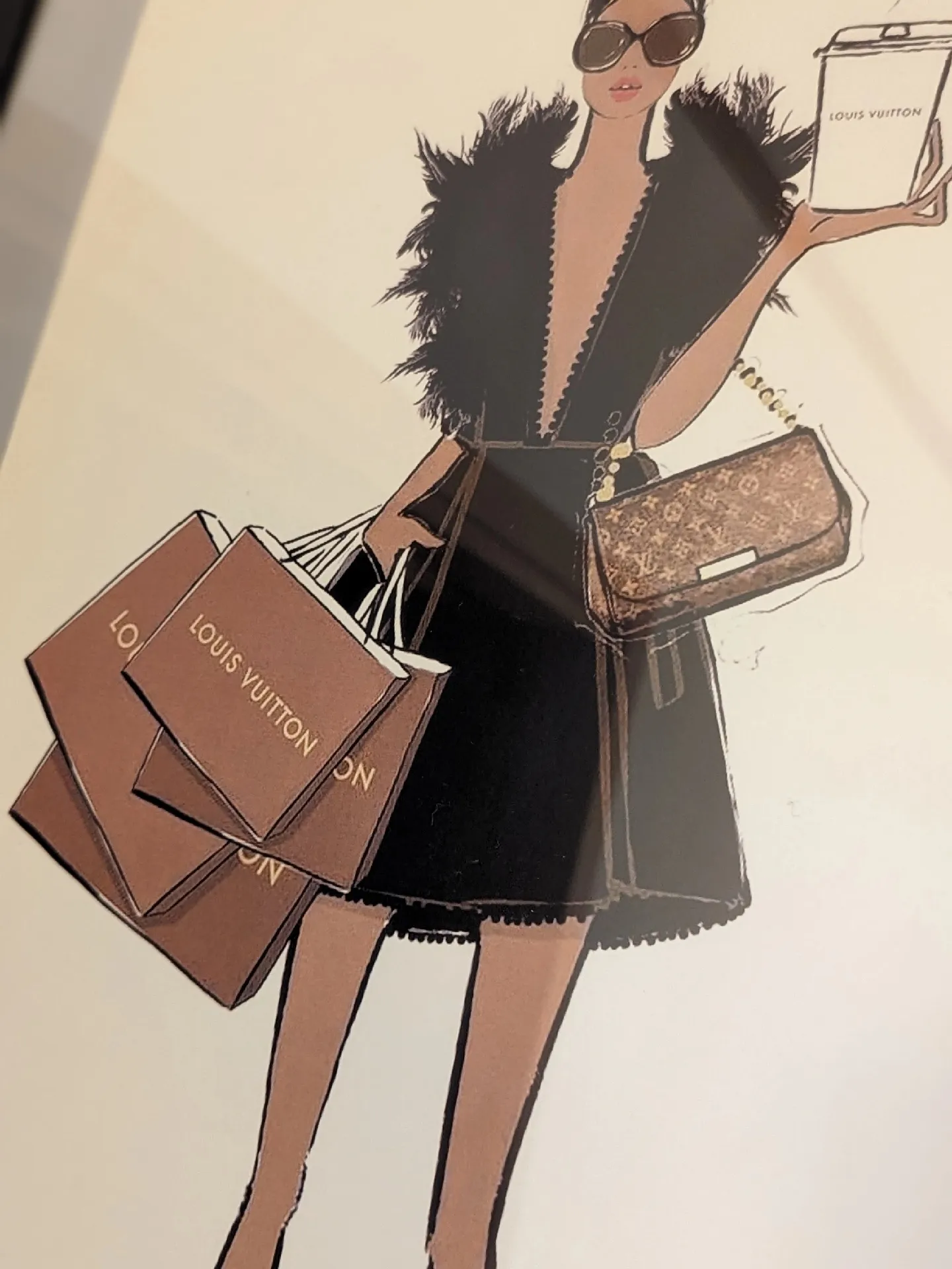 💗ルイ・ヴィトンの絵を購入！お部屋がオシャレになった💕 | ☆゜  