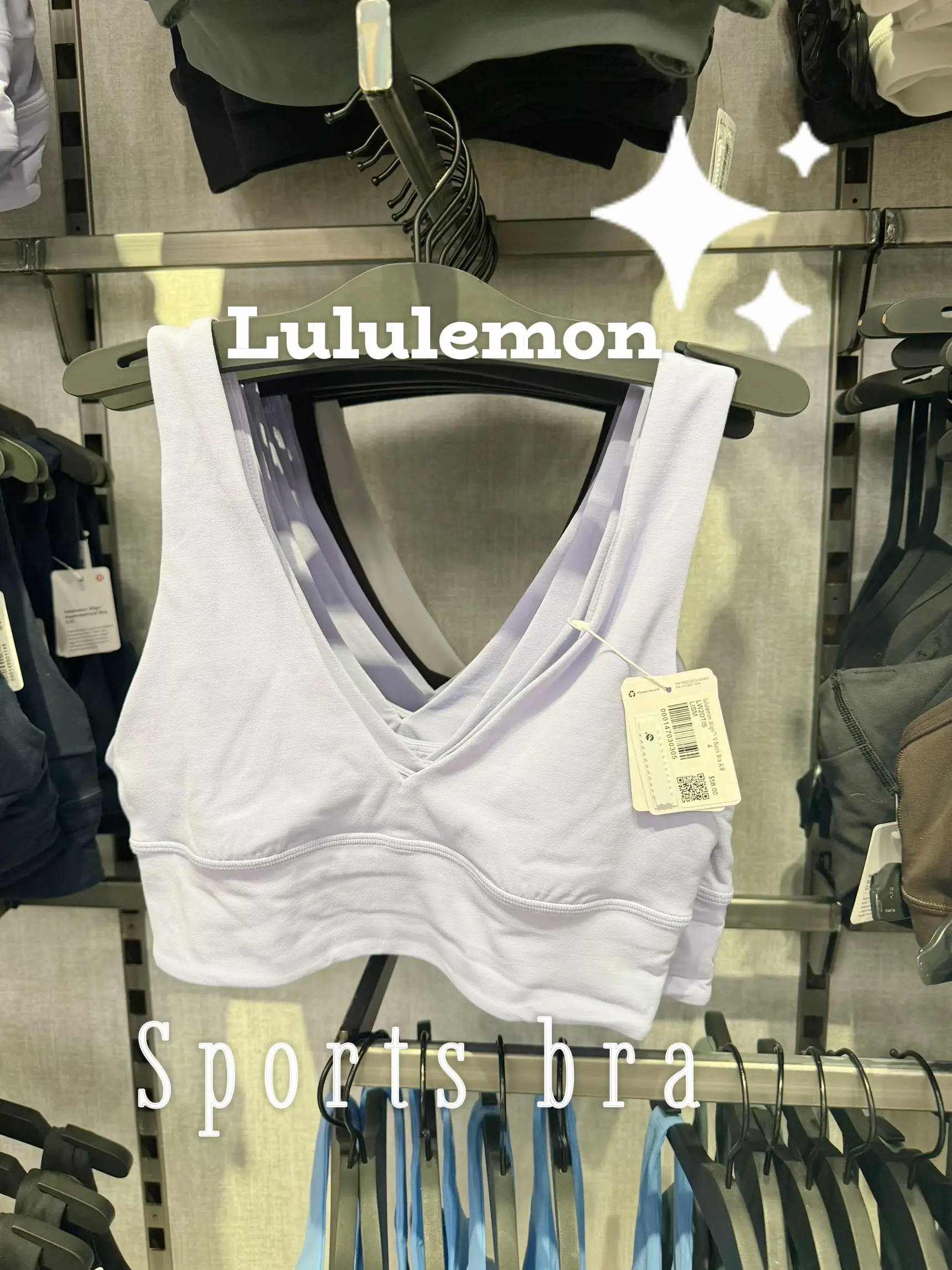 Lululemon sports bra with super cute criss-cross - Depop