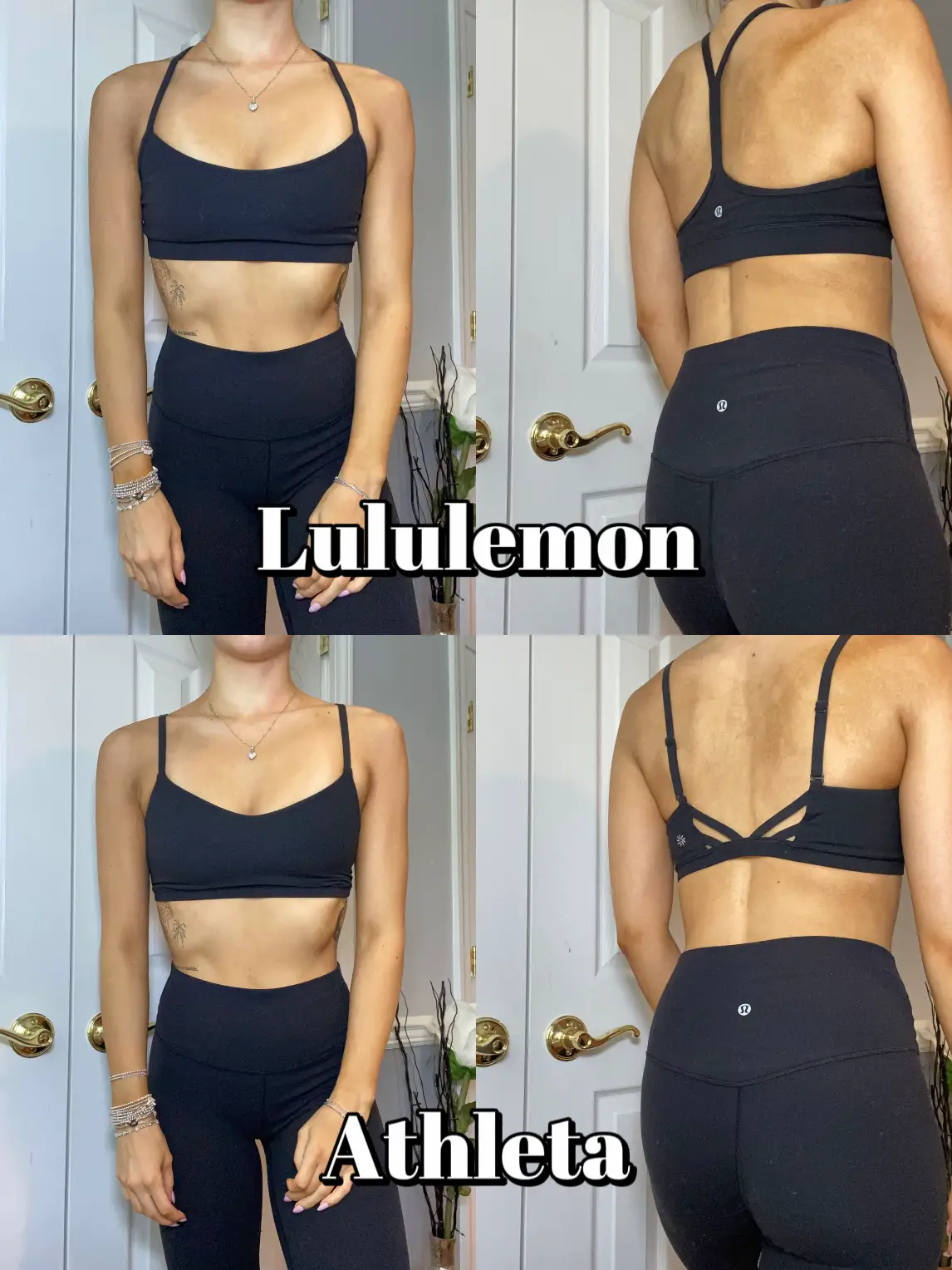 Lululemon Size 2 Nulu Twist Back Yoga Tank in black. - Depop