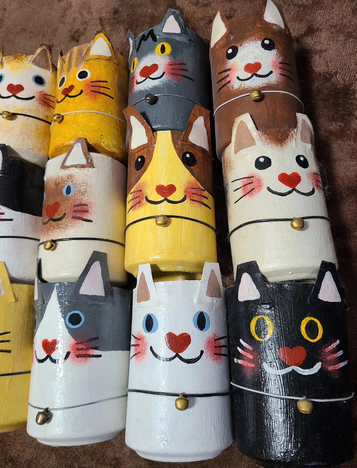 ♡chan☆様ご確認♡ みずちゃんさまご購入品リメイク缶クリスマス猫ちゃん