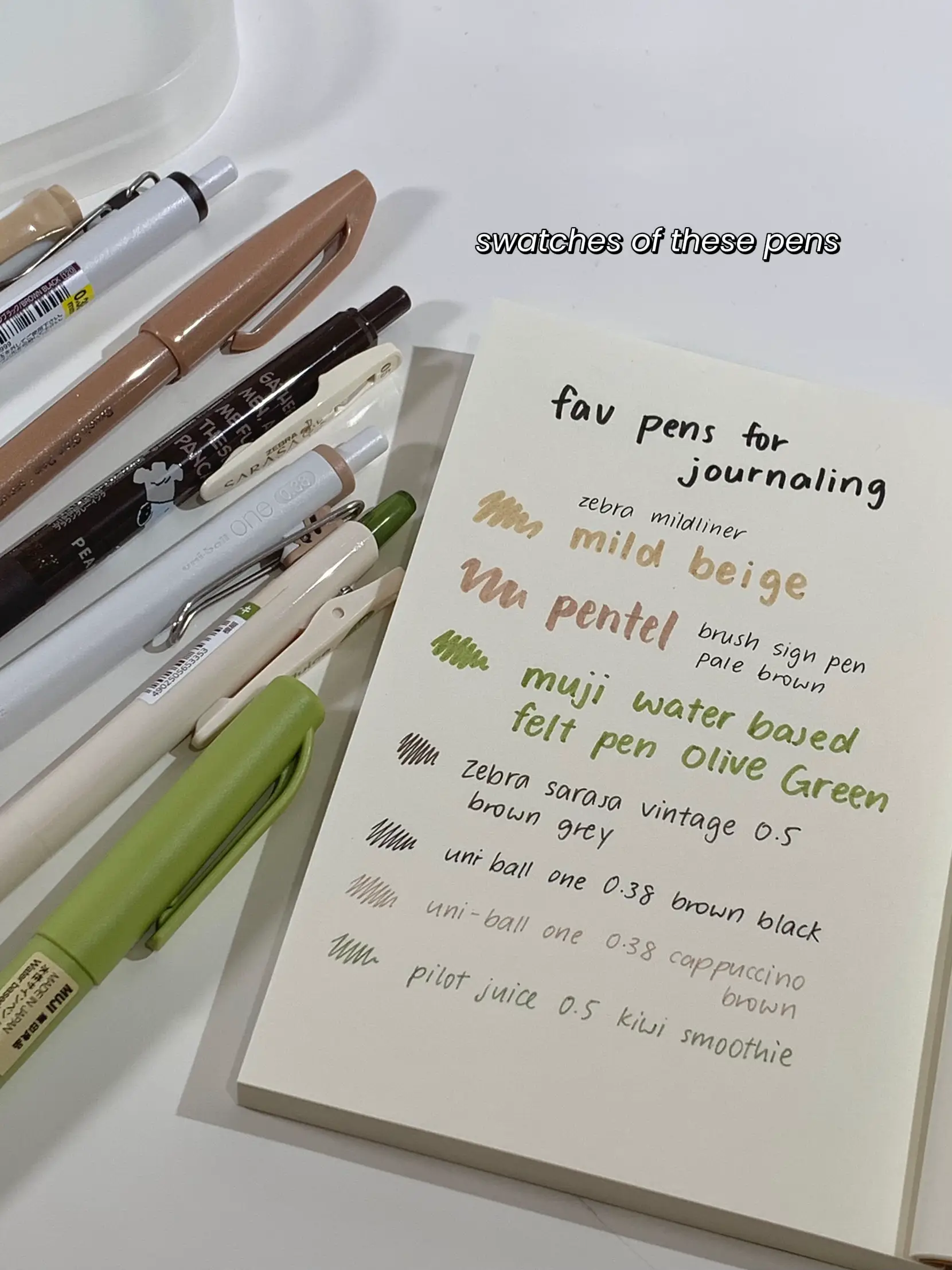 Mes stylos favoris pour le Bullet Journal 🖊📒, Favorite Bullet Journal  Pens, With Emilie