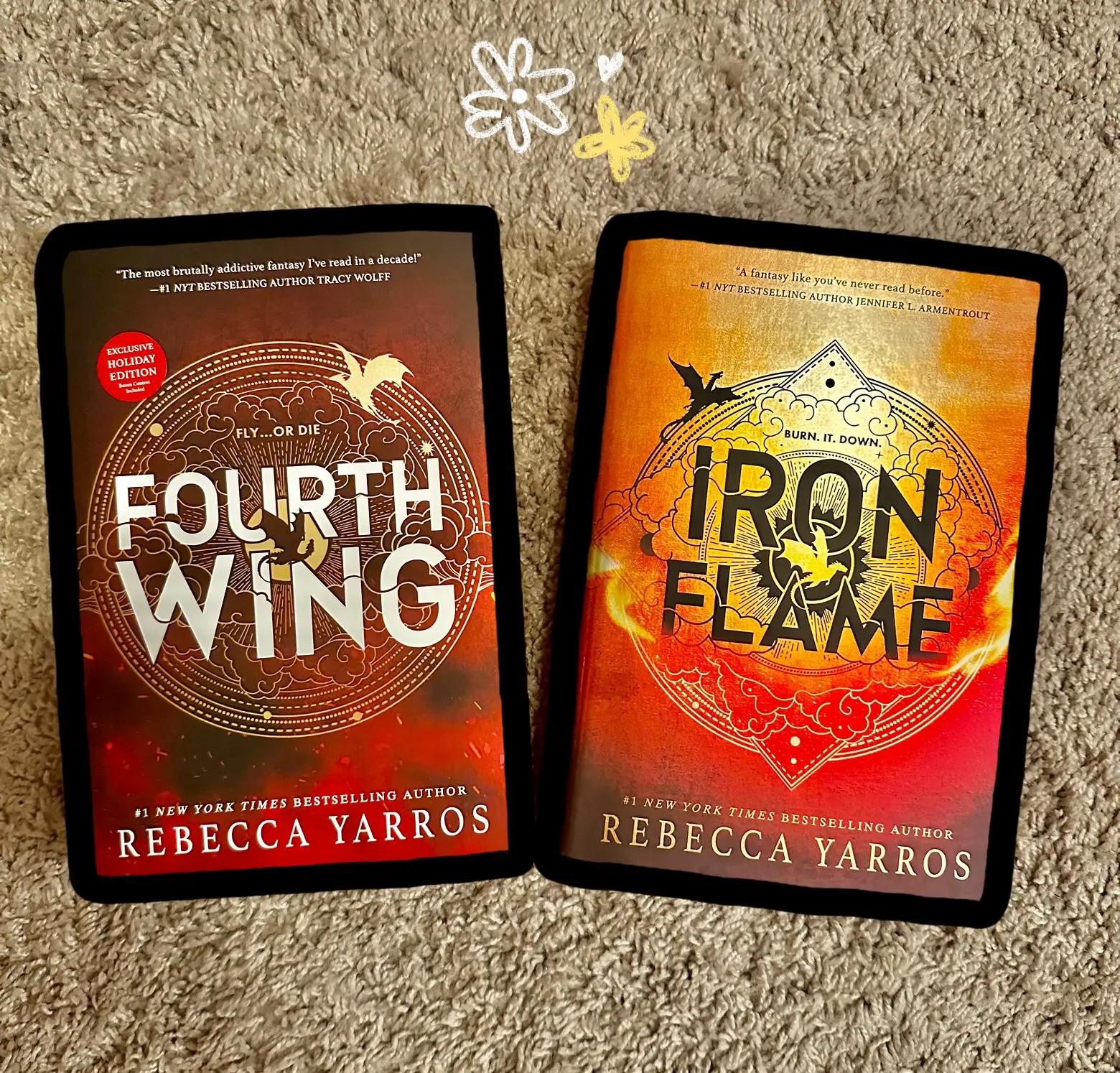 IRON FLAME UK Edition Rebecca Yarros Painted Edges Special Edition