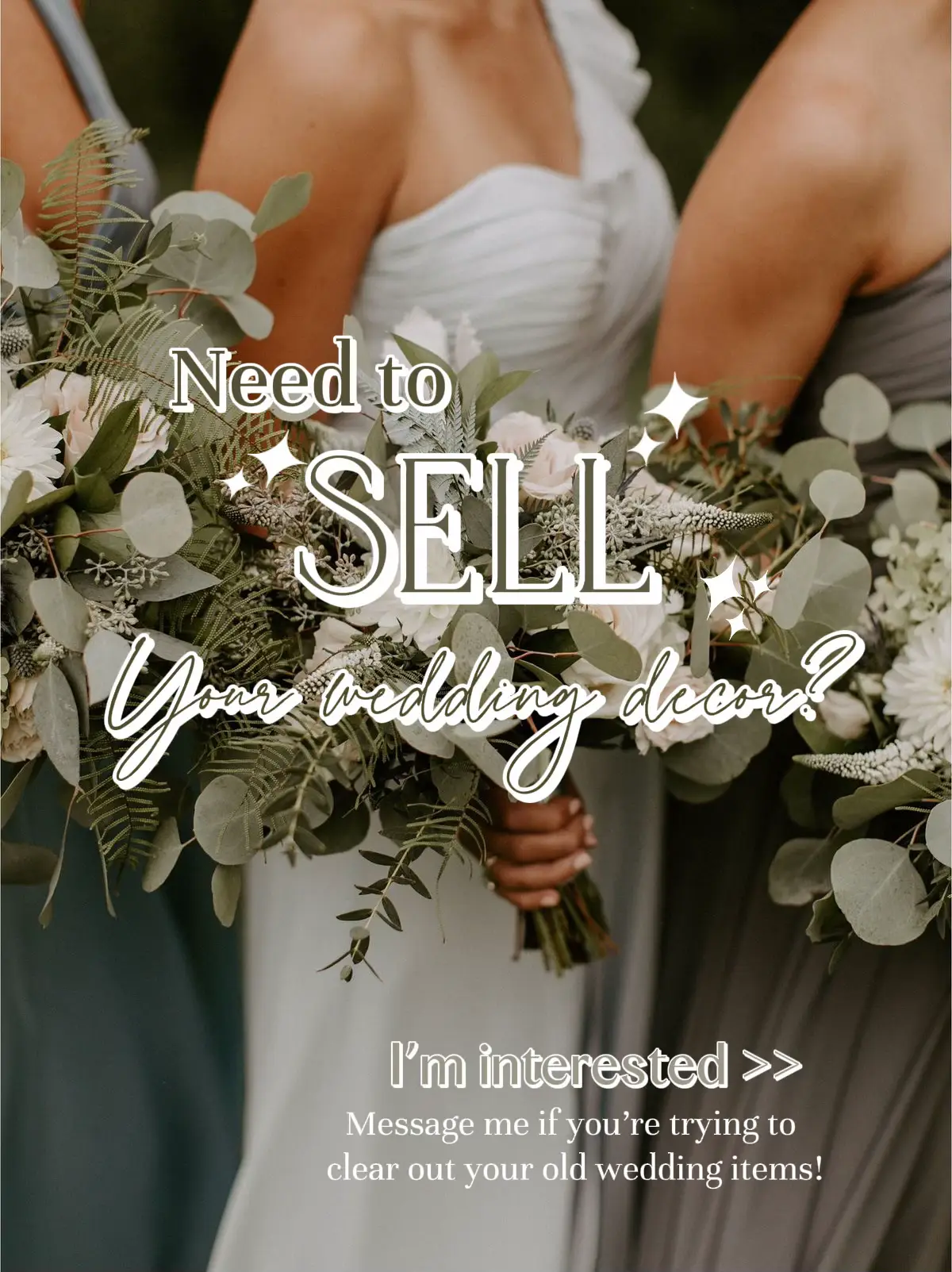 Sell your wedding on sale stuff