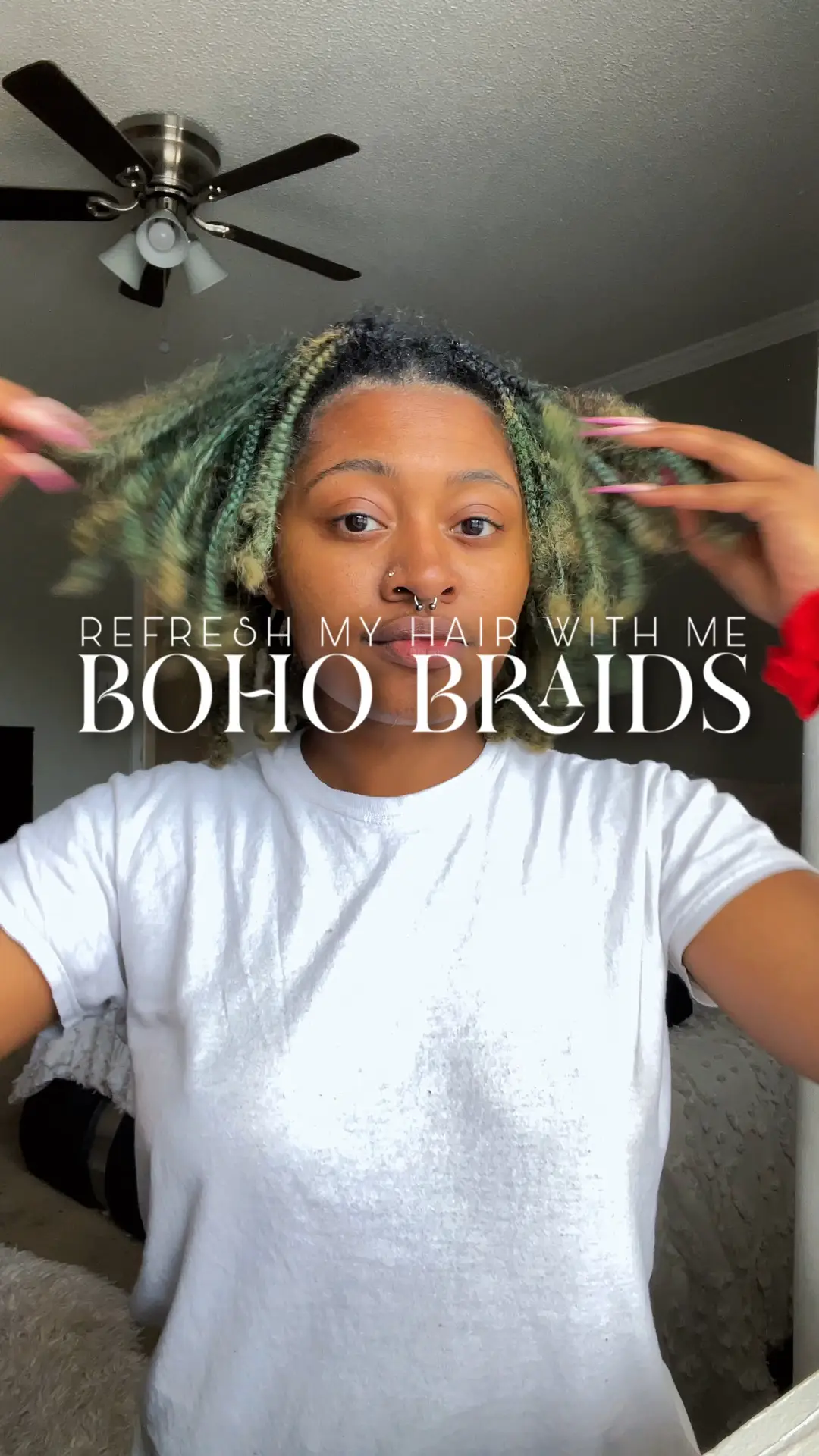 Boho Goddess Braids on Natural Hair!
