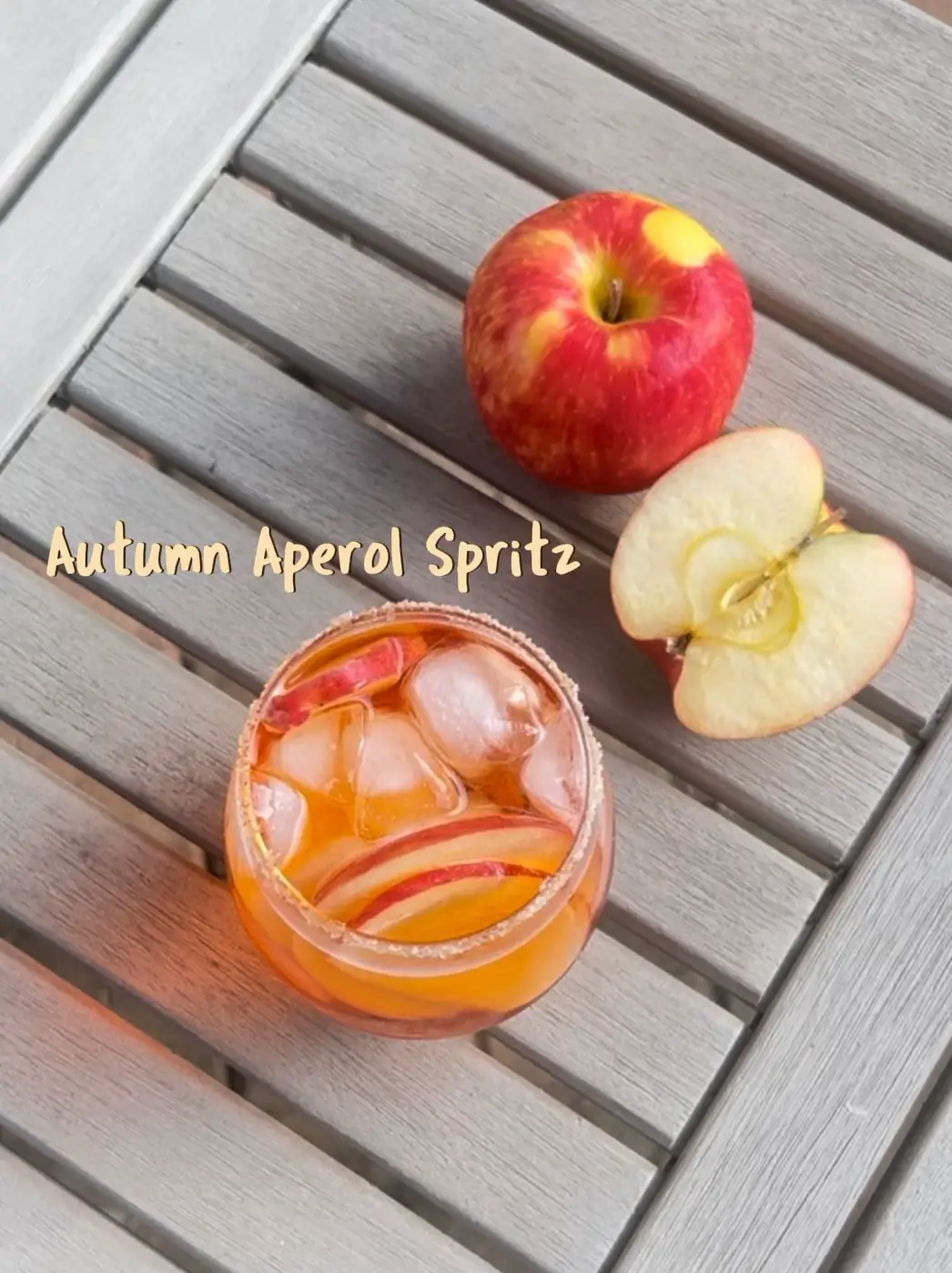 Apple Cider Aperol Spritz