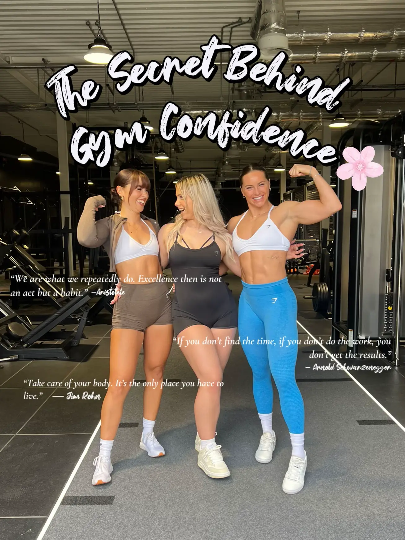 Become the most confident person in the gym 🌸