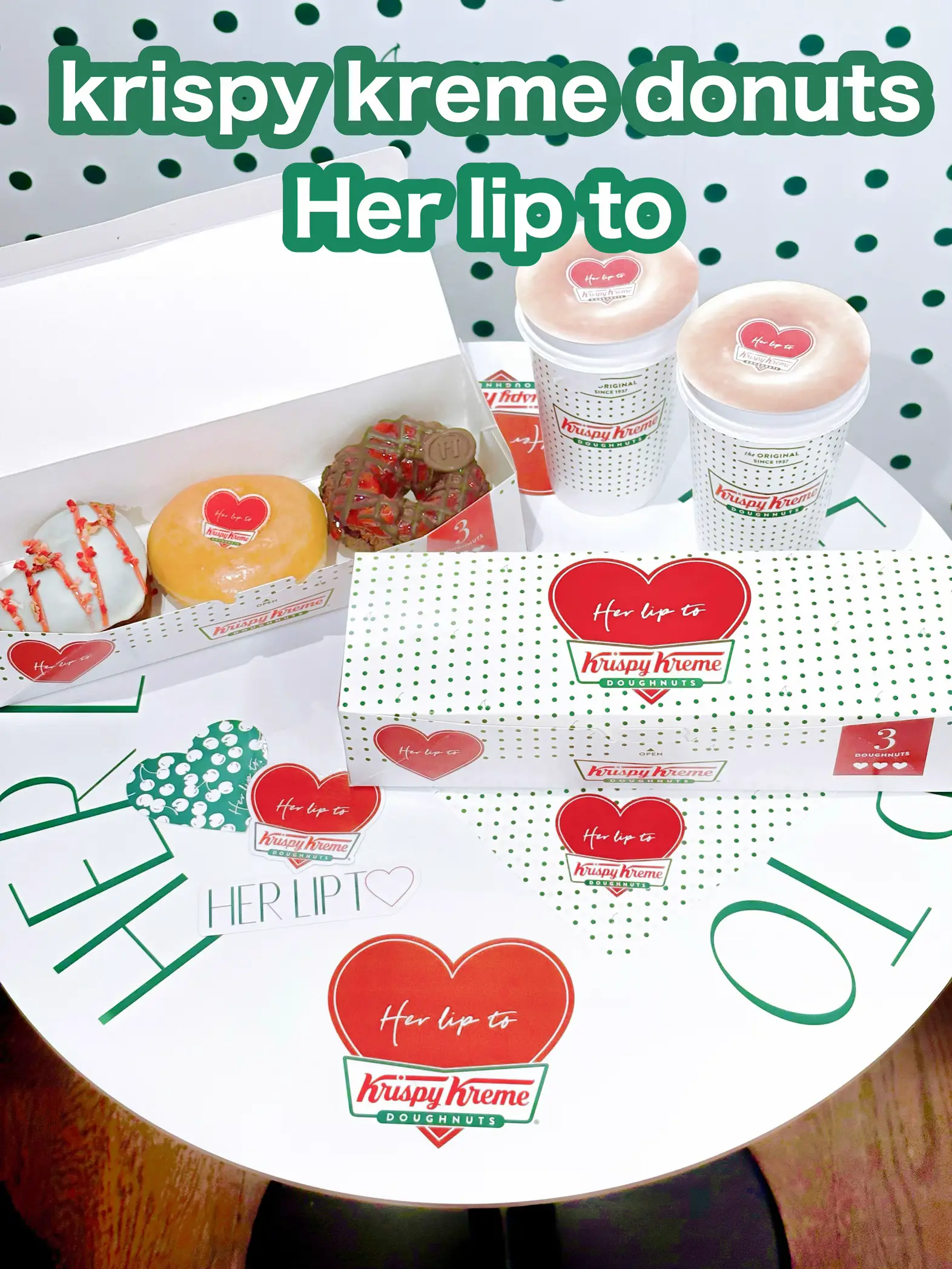 クリスピークリームドーナツ× Herlipto コラボ🍩 | SAKI🎀が投稿