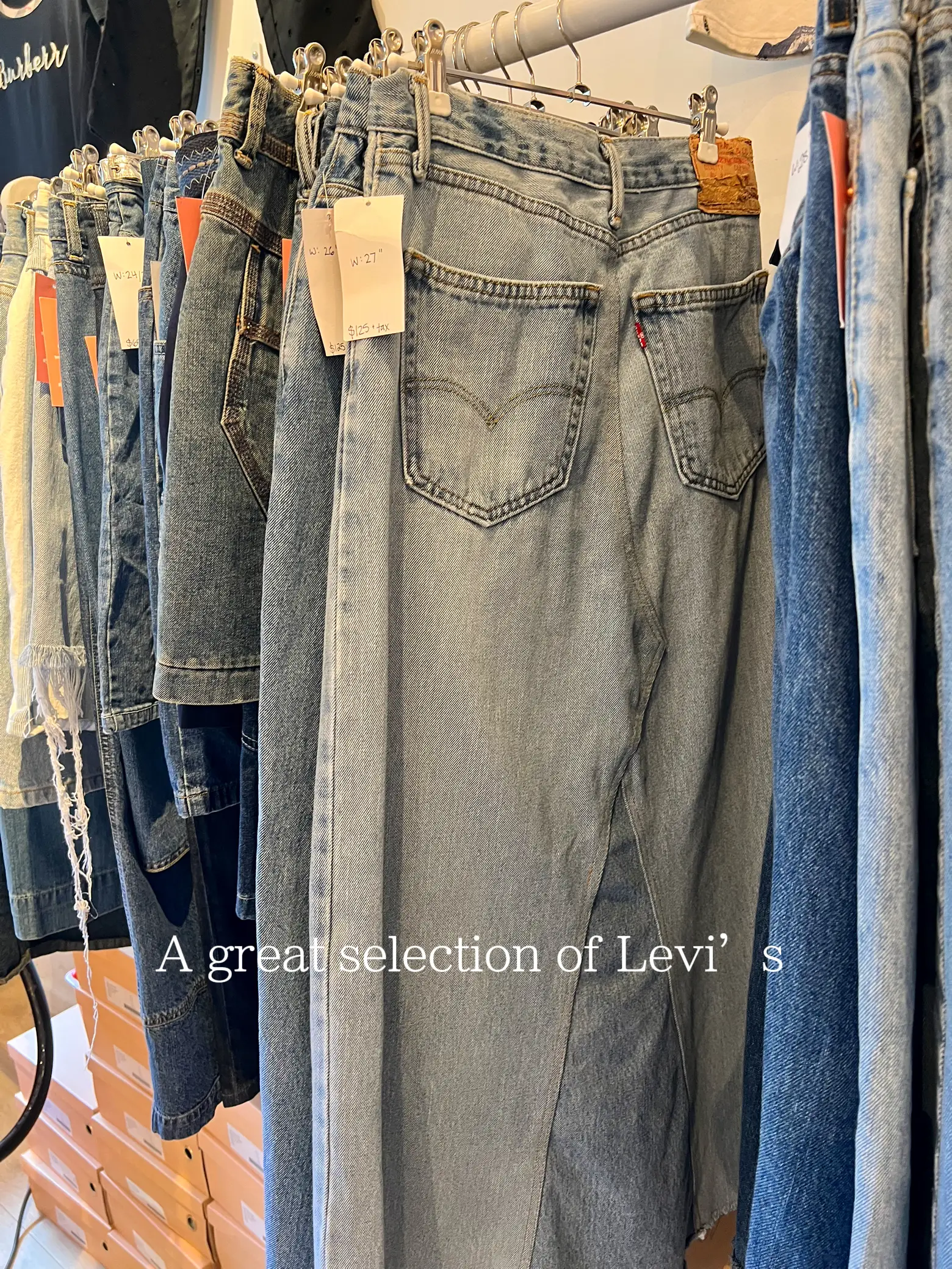 Thrift store clearance levis