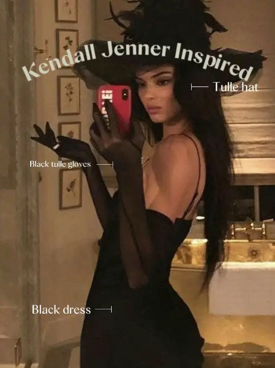 Kendall Jenner Shows Us a Last Minute Costume Idea on Her App