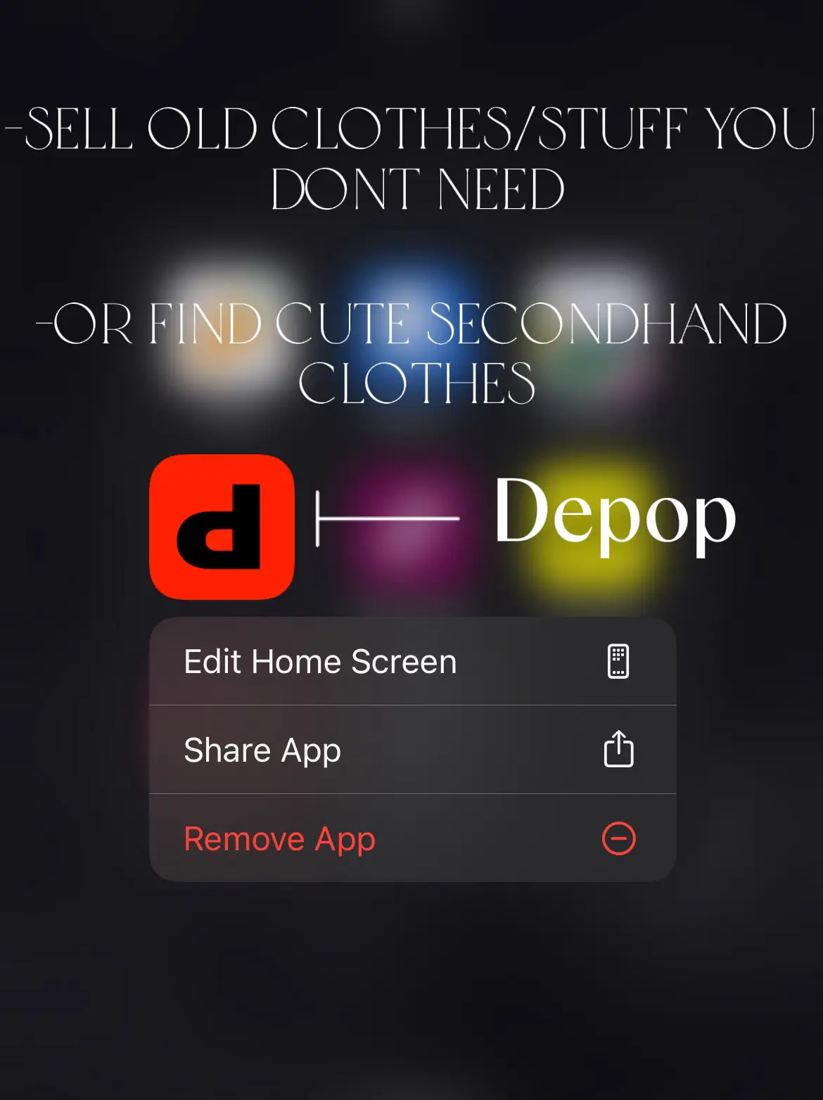  A screen showing a list of apps.