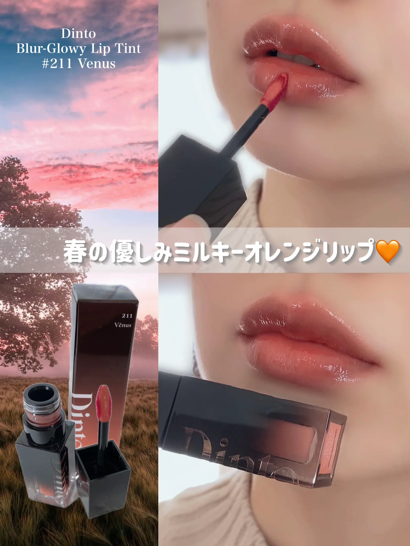 光沢感エグいDintoニュアンスカラーリップ💄 | hako_niwaが投稿した