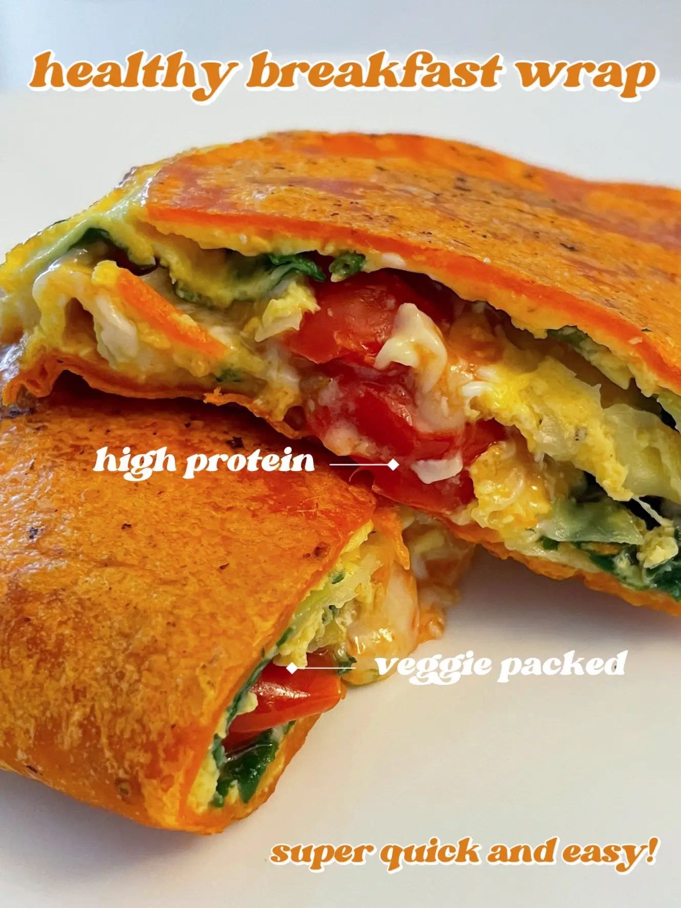 quick and easy healthy breakfast wrap! Gallery posted by miss foodie