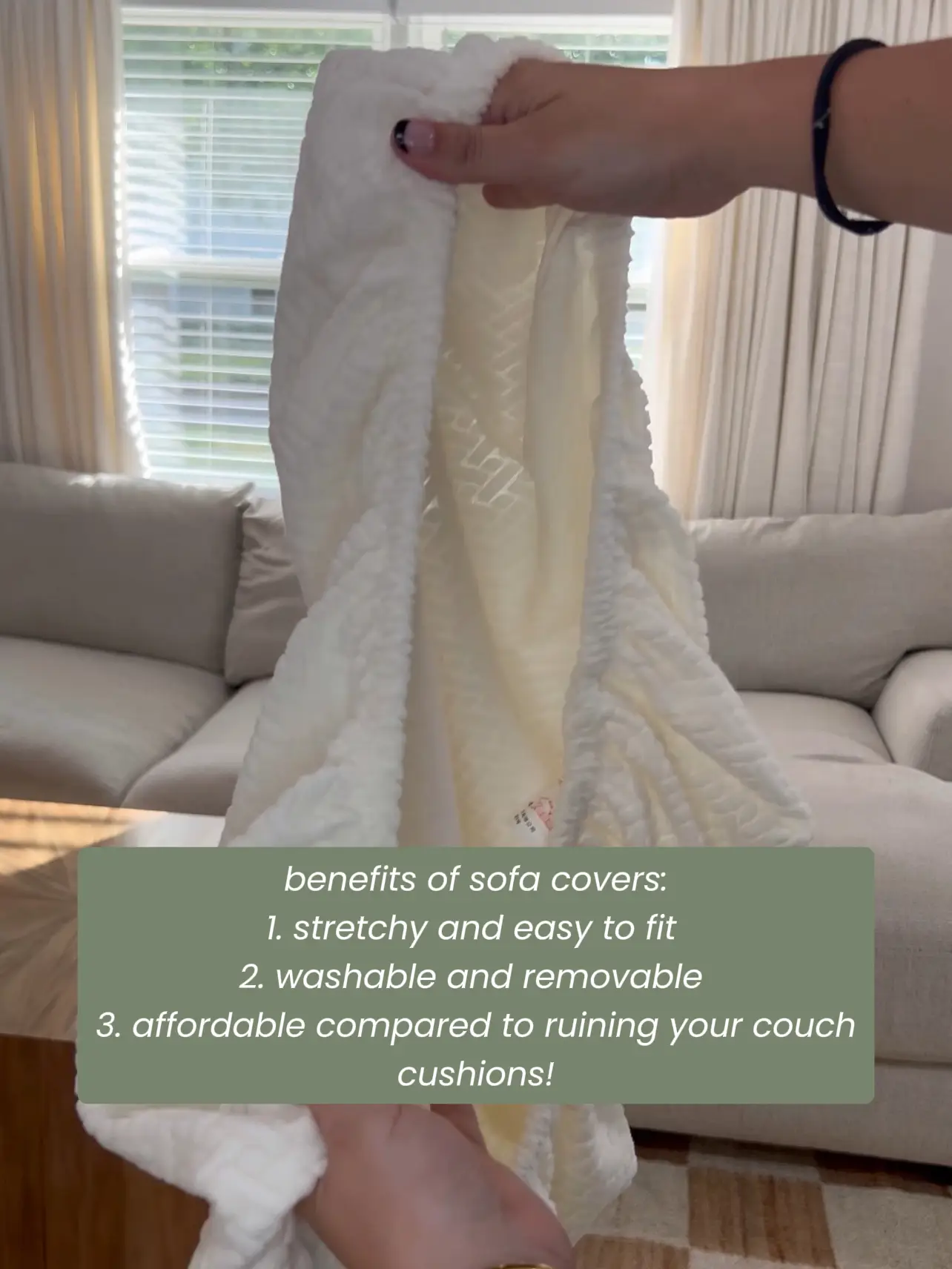 benefits of sofa covers, Gallery posted by kenziemariehome