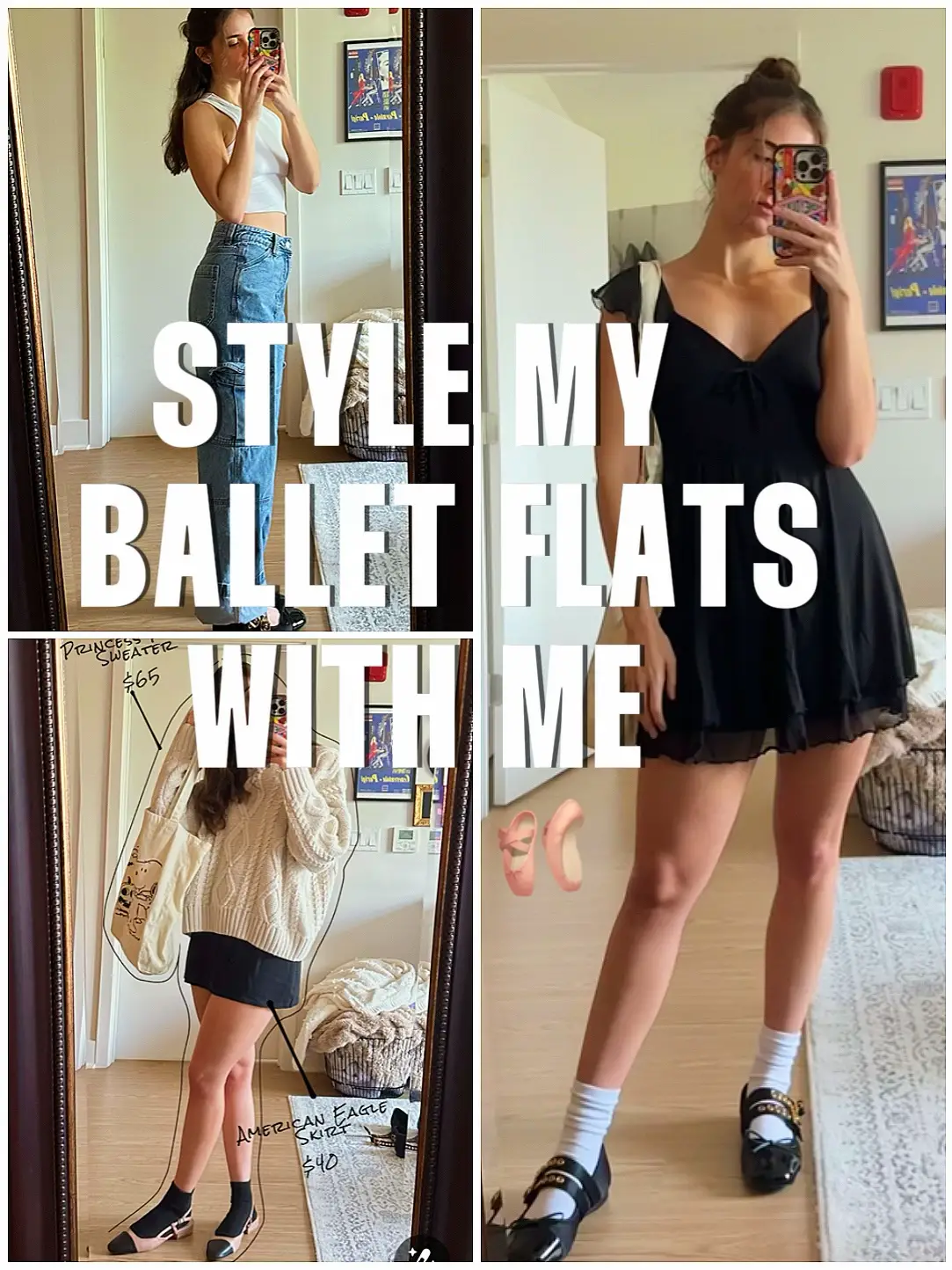 Style My Ballet Flats With Me🍂🖤, Gallery posted by Kayla