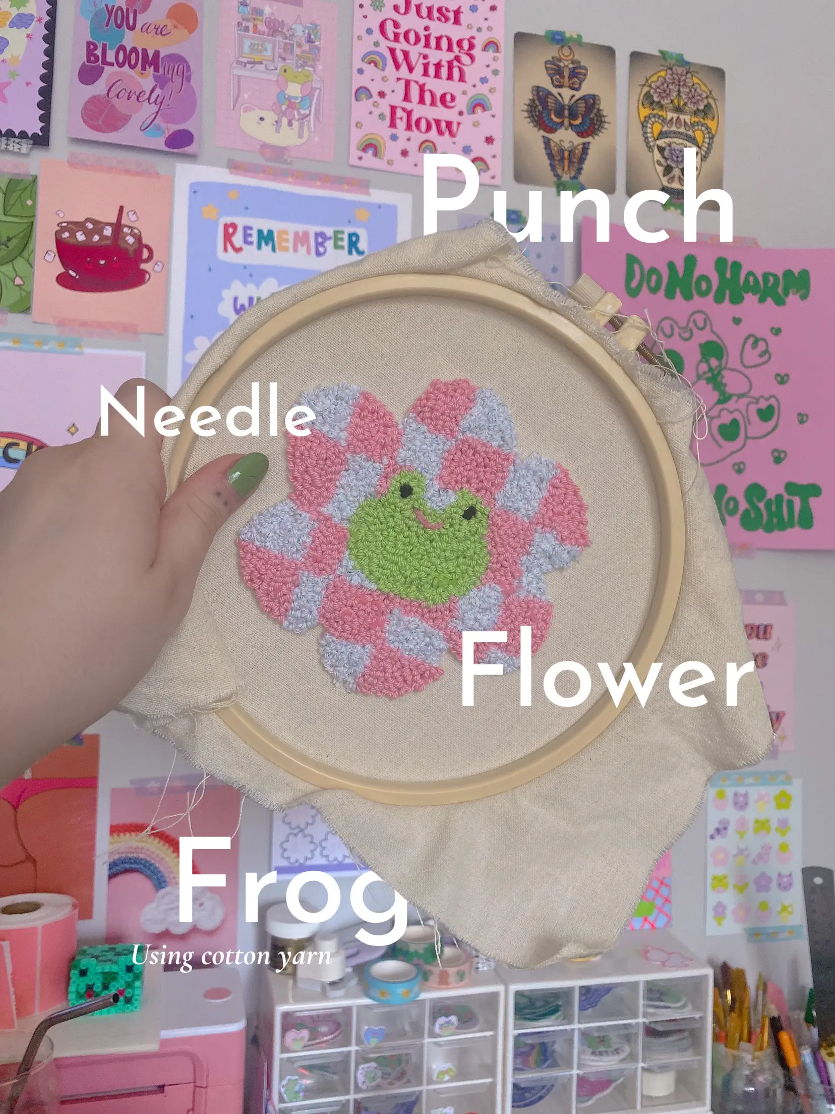 how to make a punch needle frame! 🧶🌈, Gallery posted by ally blaire 🌞