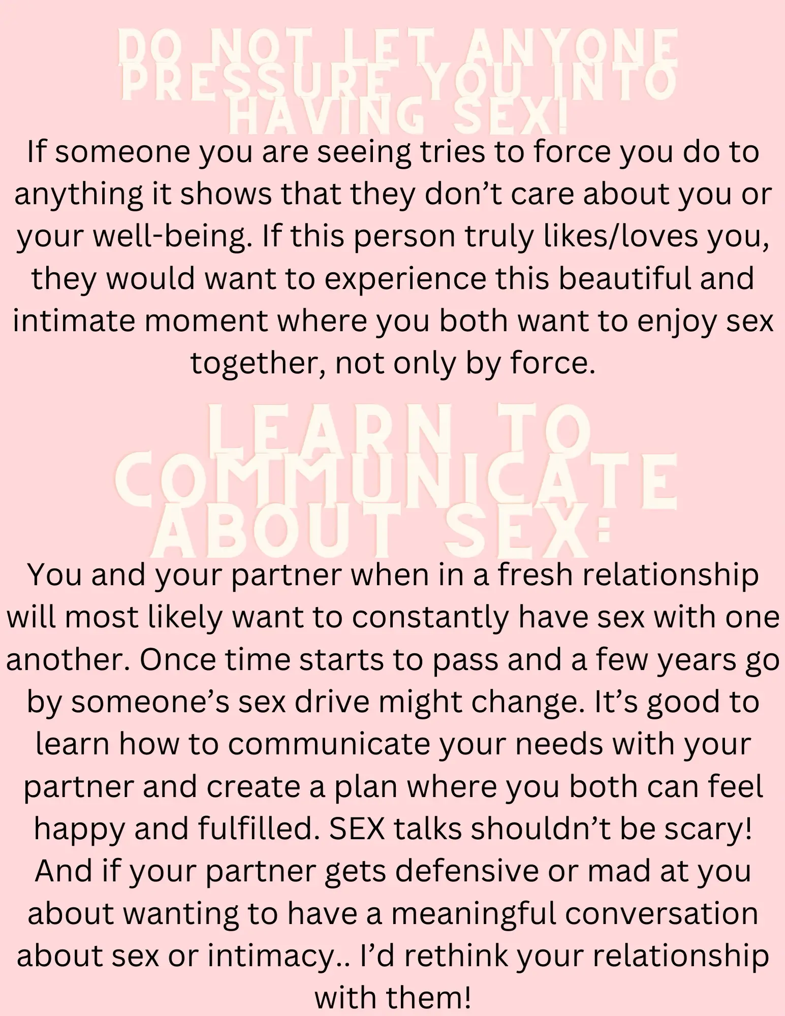 ✨What I wish someone told me about SEX✨ | Gallery posted by Ila View |  Lemon8