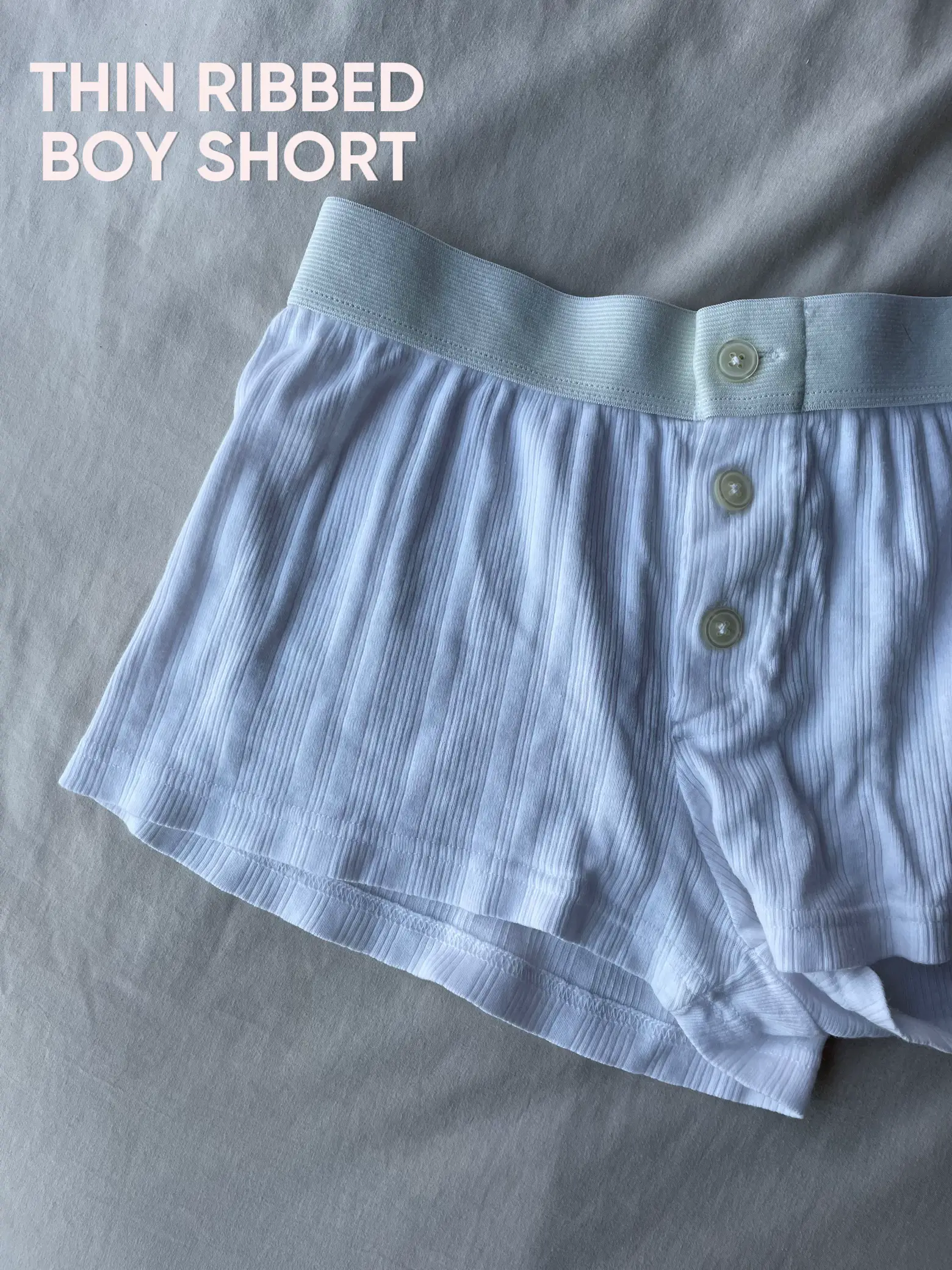 Brandy Melville Black White Stripes Boy Short Stripe Underwear