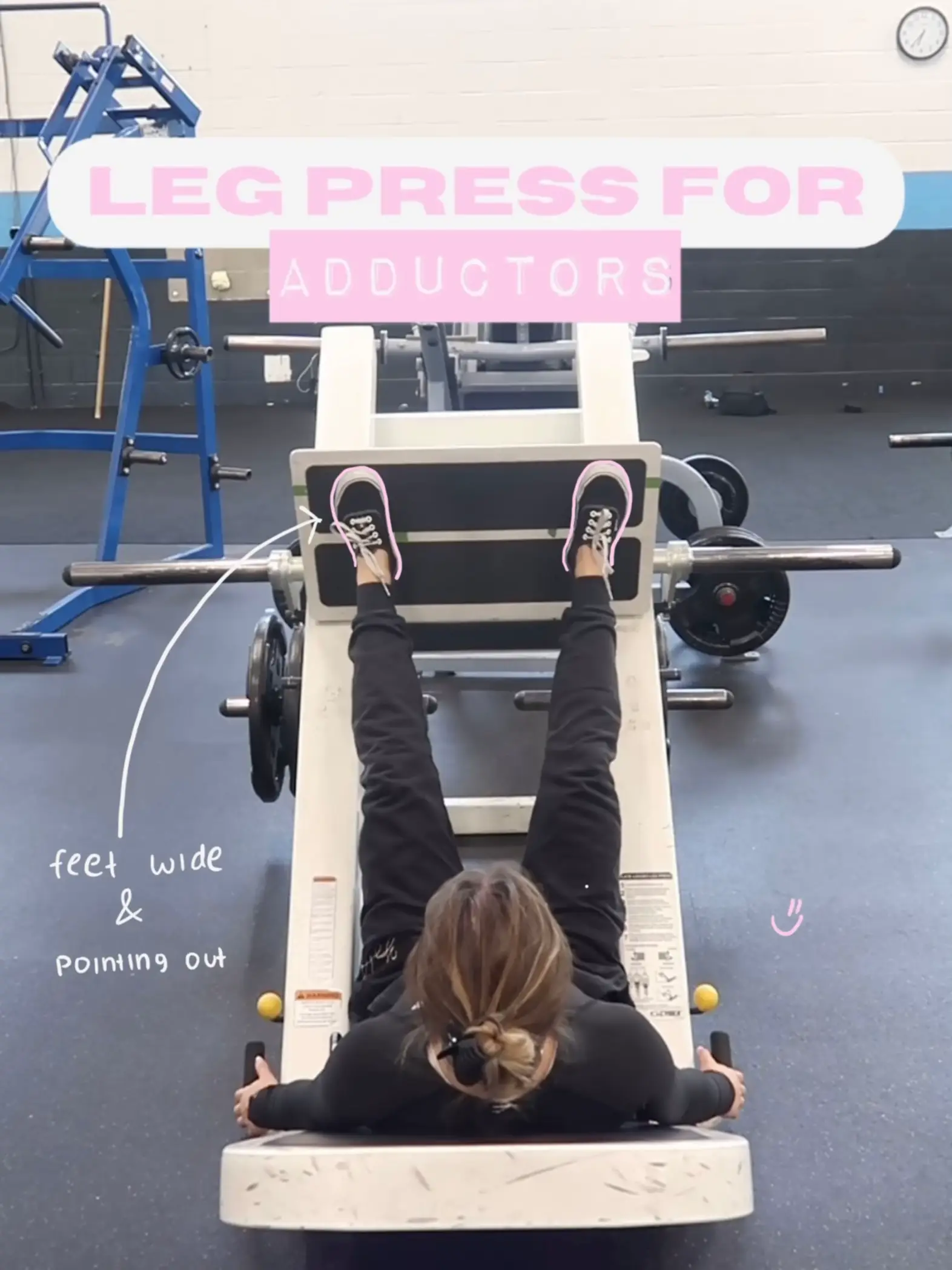 LEG PRESS STANCE 101 TO WORK DIFFERENT MUSCLES