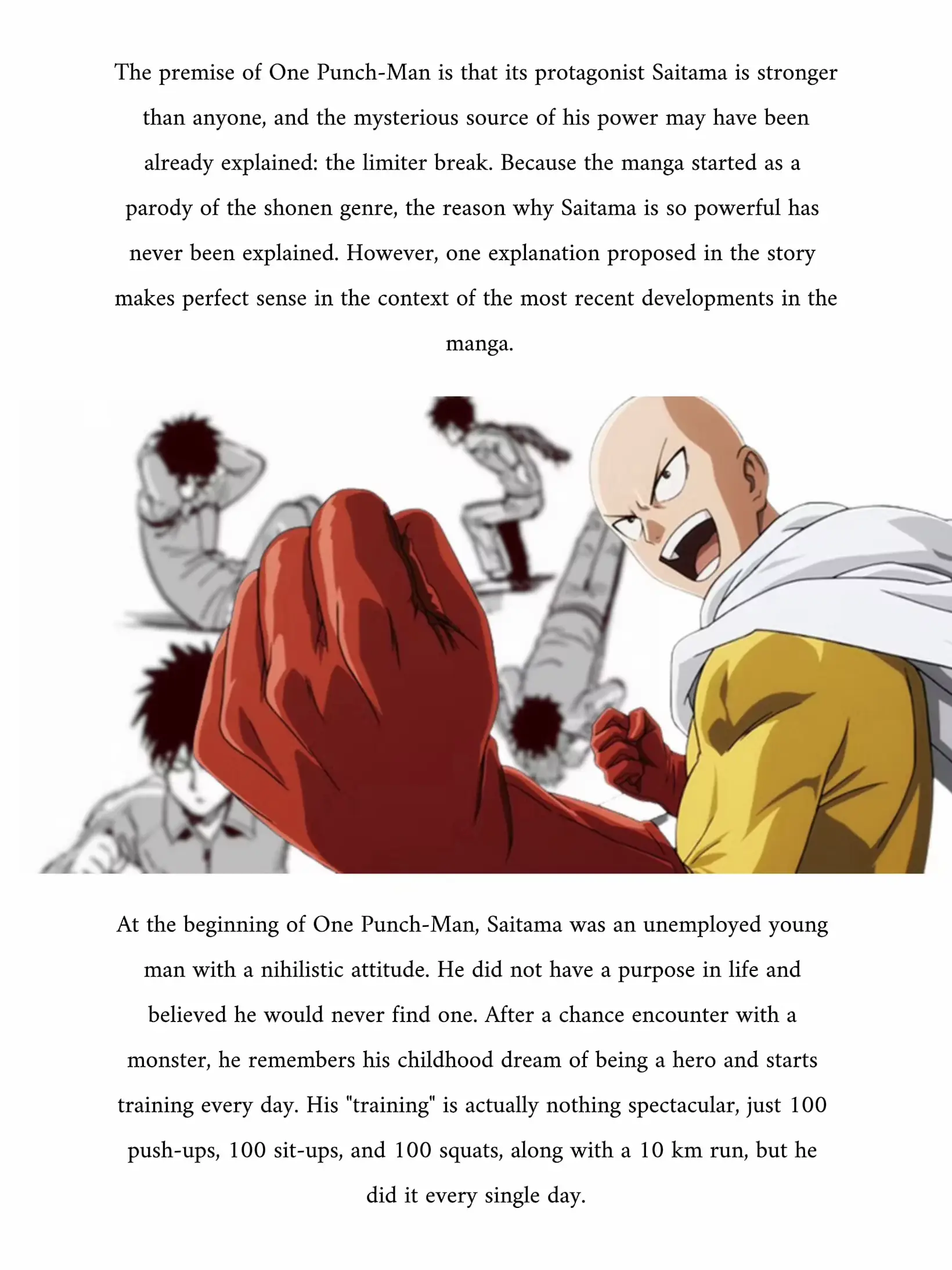 Saitama One Punch Man Lemon8 Search