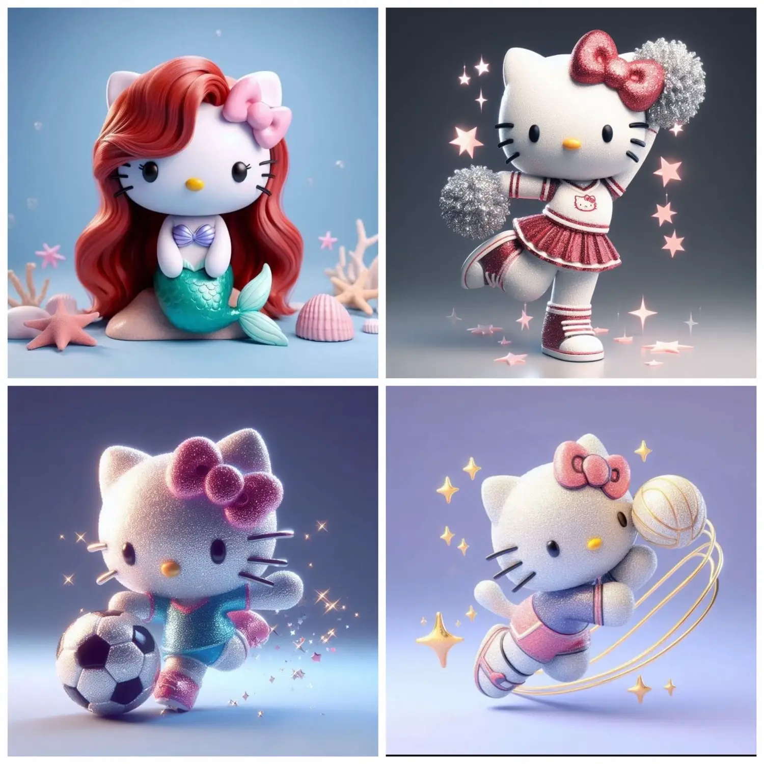Kawaii Kitty Duo Artistic - Matching Pfp Hello Kitty Aesthetic Matching Pfp  Ideas (@pfp)