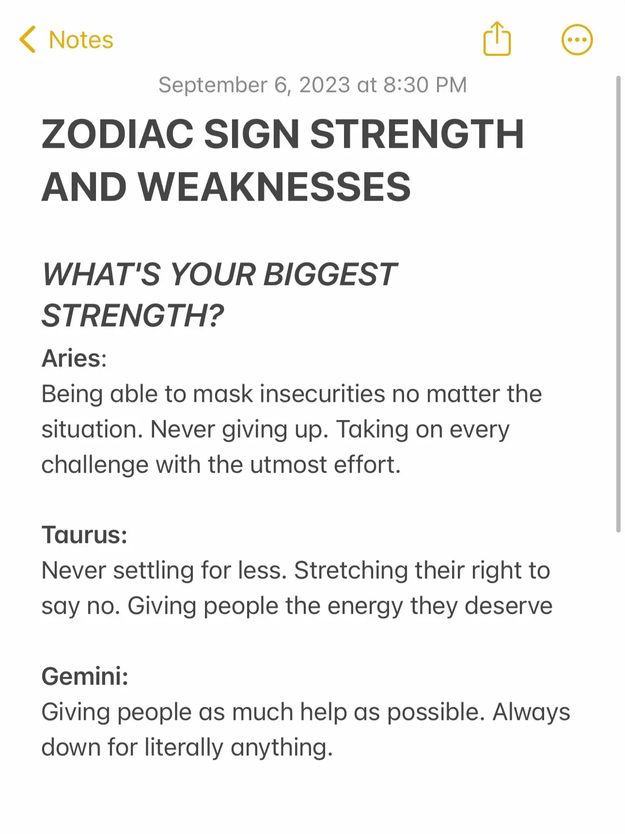 ZODIAC SIGN STRENGTH AND WEAKNESSES, Gallery posted by itsruby