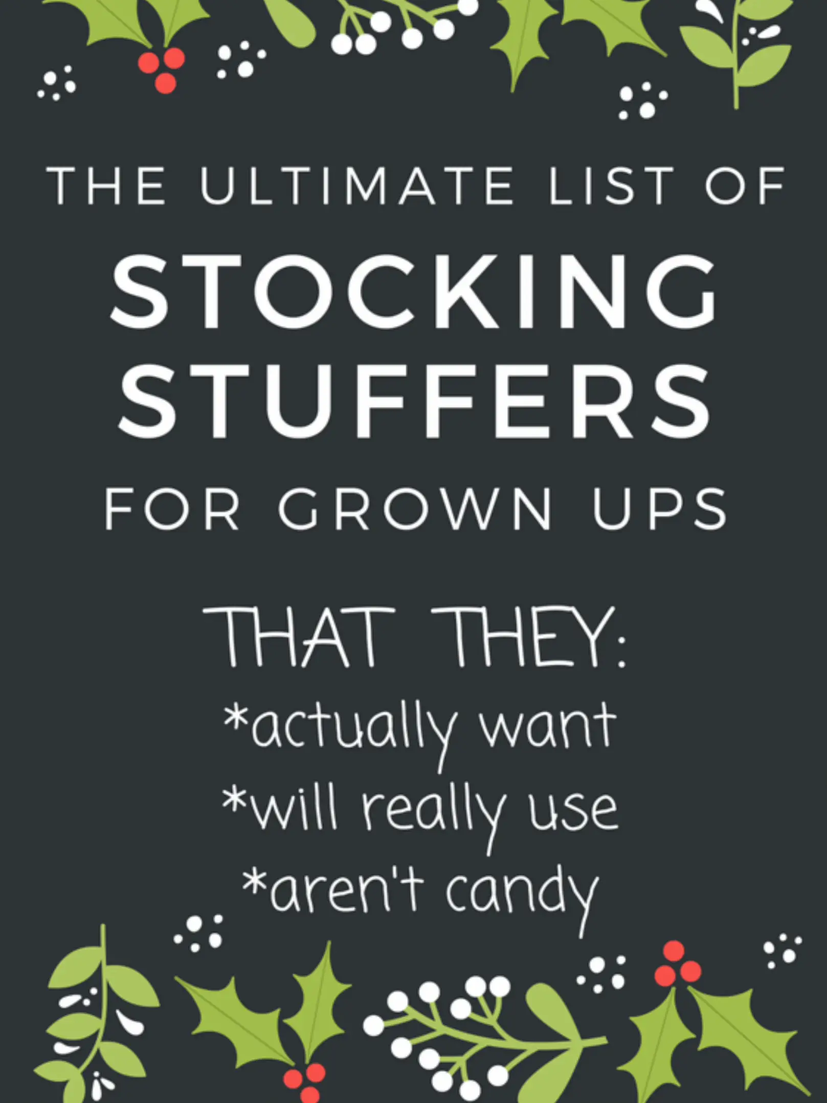 Cute Stocking Stuffers (That Aren't Candy!)