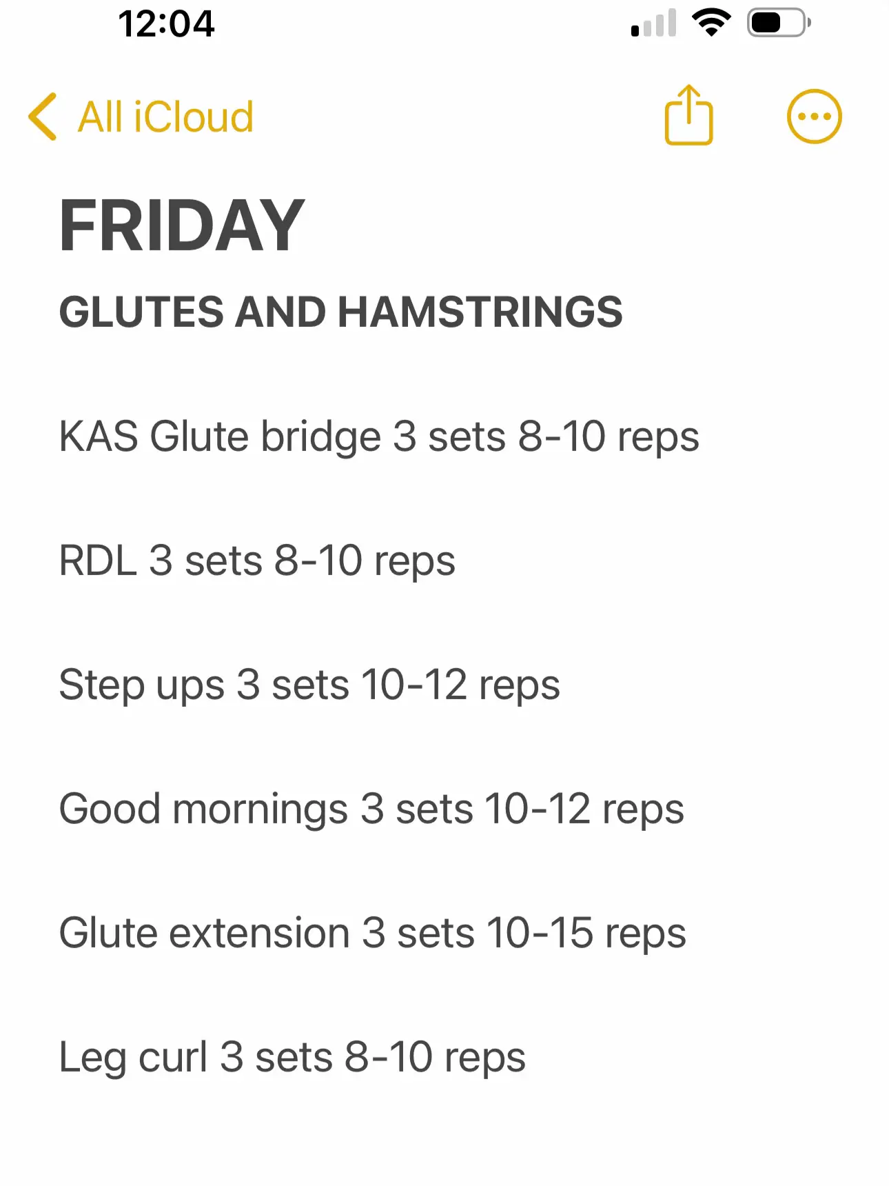 Workout split Gallery posted by Chloe G Lemon8