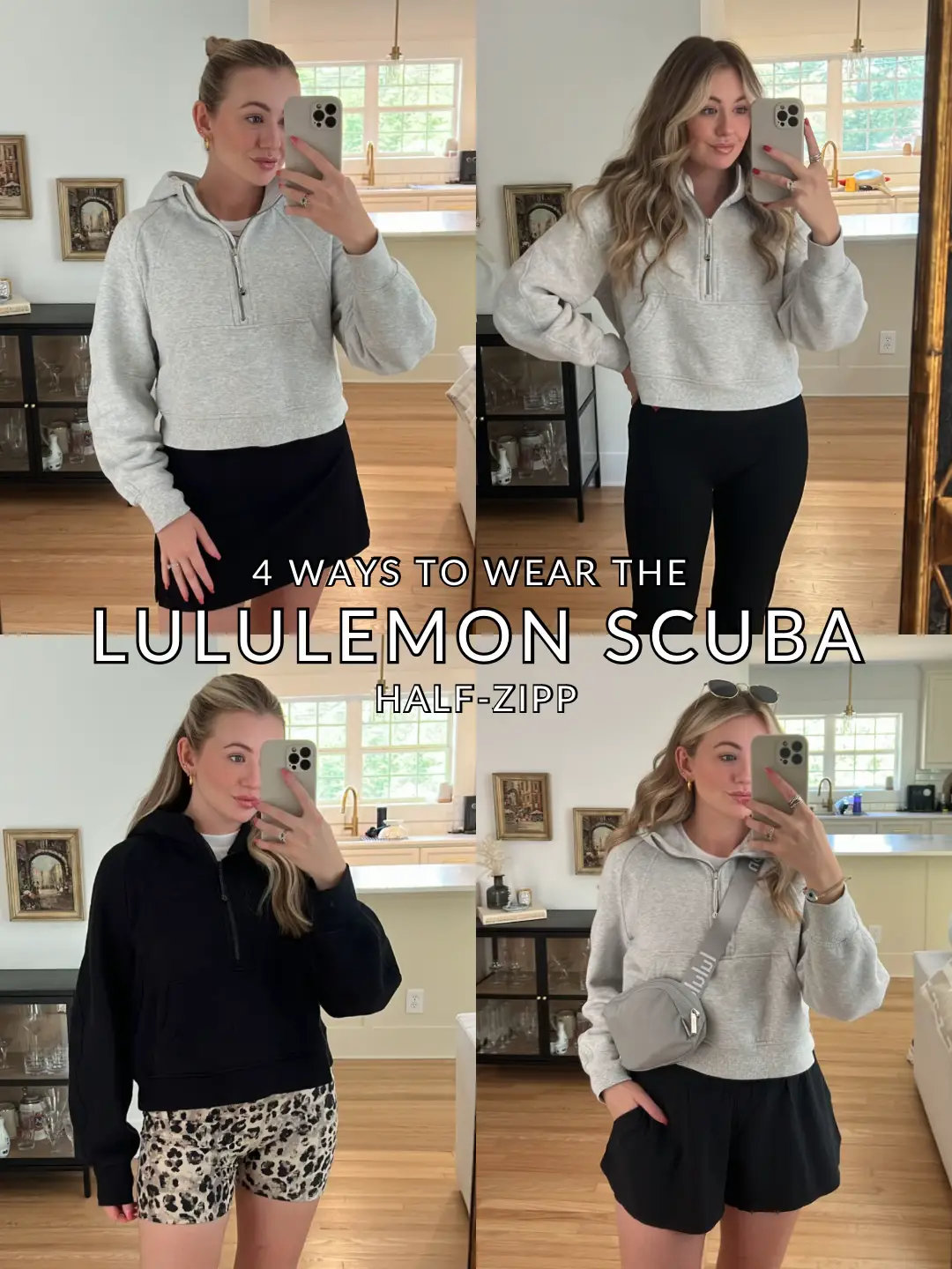 4-Ways To Wear The Lululemon Half-Zip 🍋💓