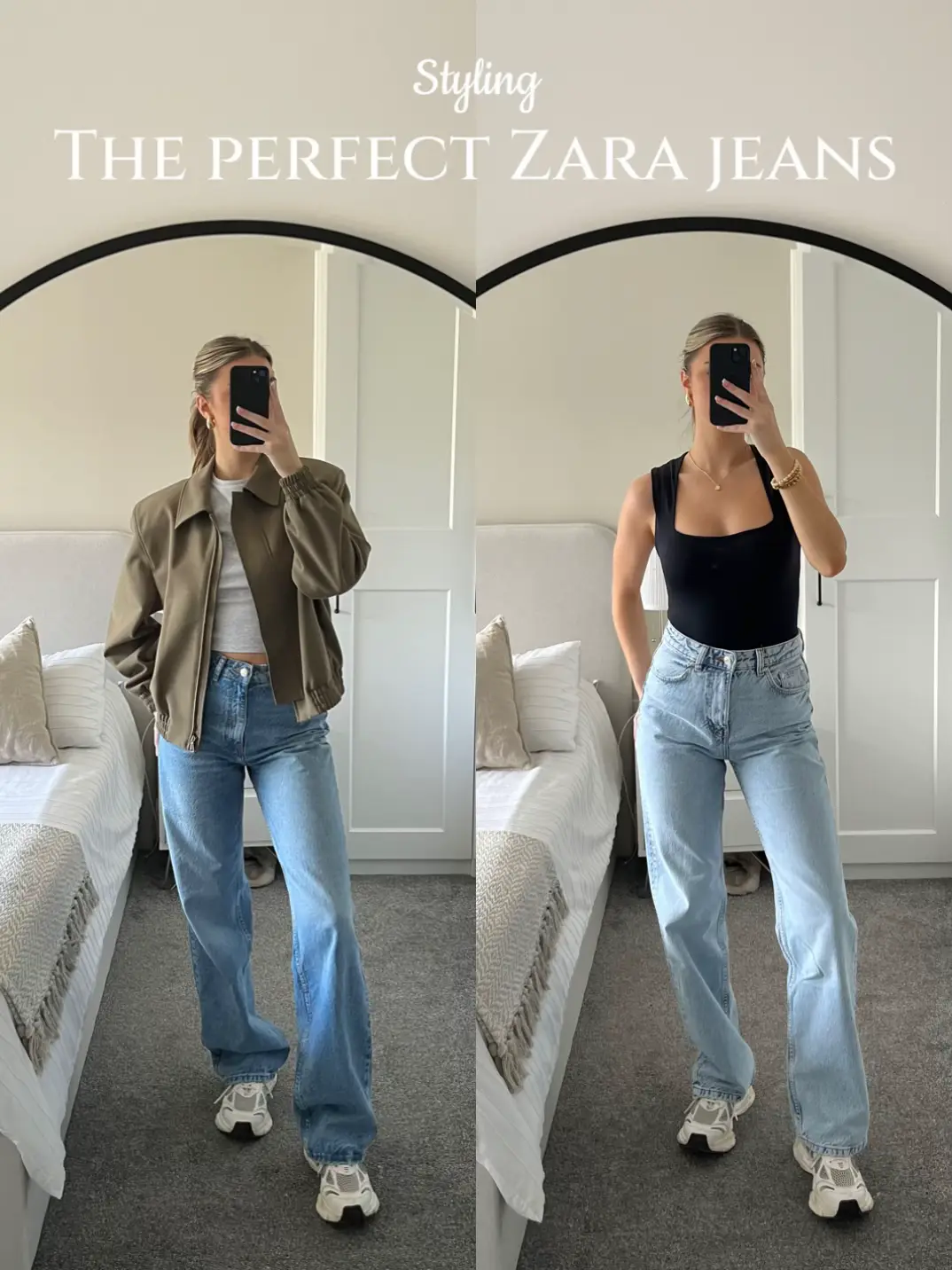 Zara Sailor Blue Jeans Size 2