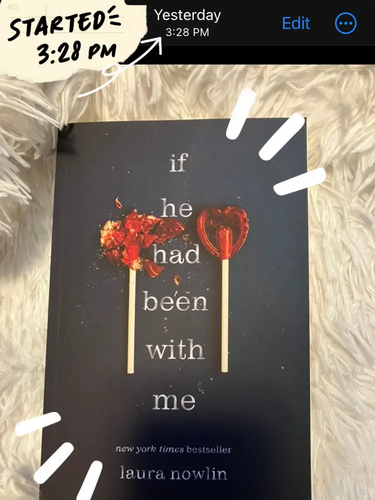  A book called "If he had been with me" by Laura Nowlin.