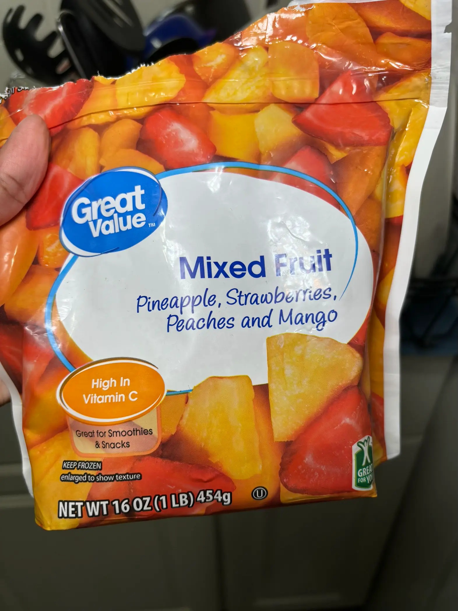 Great Value Mixed Fruit, Frozen, 16 oz