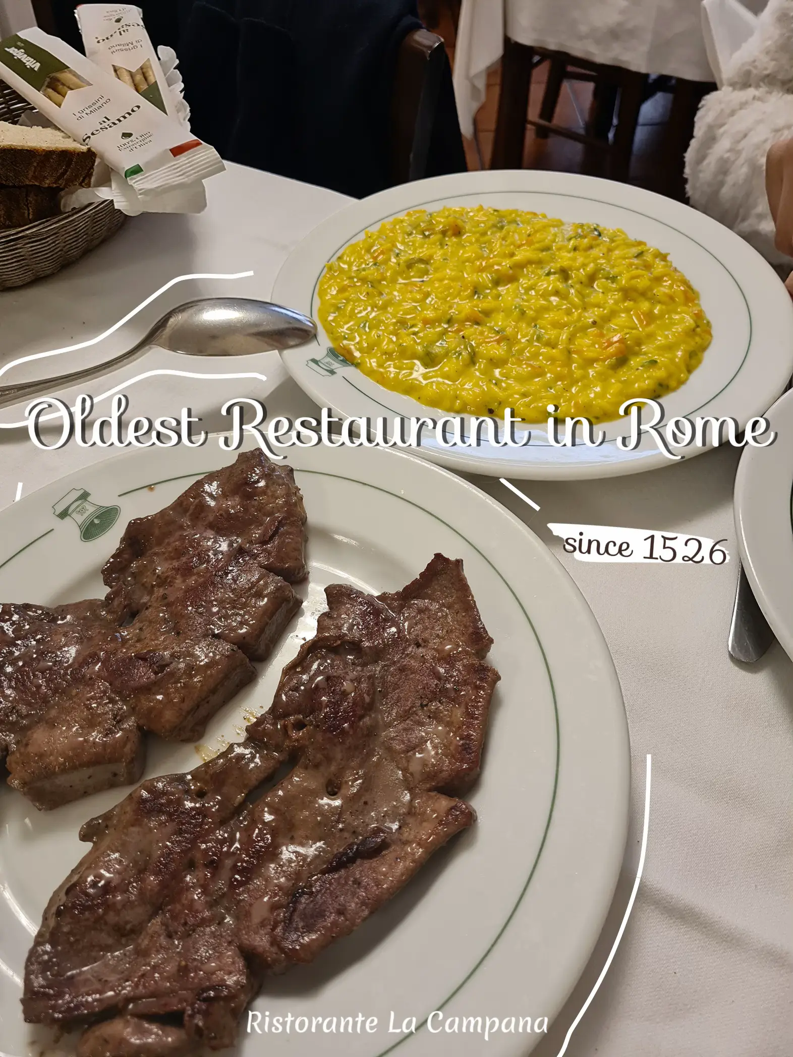 Oldest Restaurant in ROME! 🇮🇹 EST.1526 Gallery posted by muffinsirada